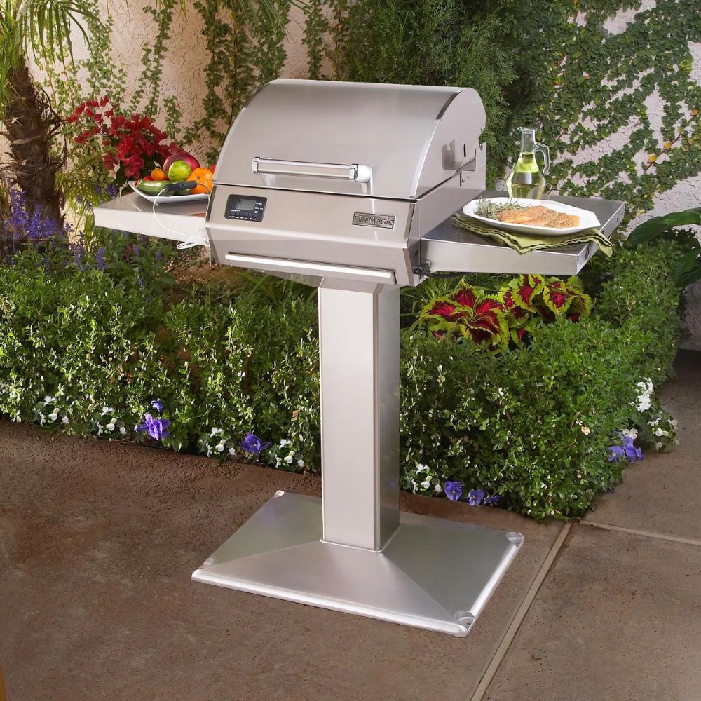Fire Magic 1800 Watt Electric Grill On Patio Post - Image 3