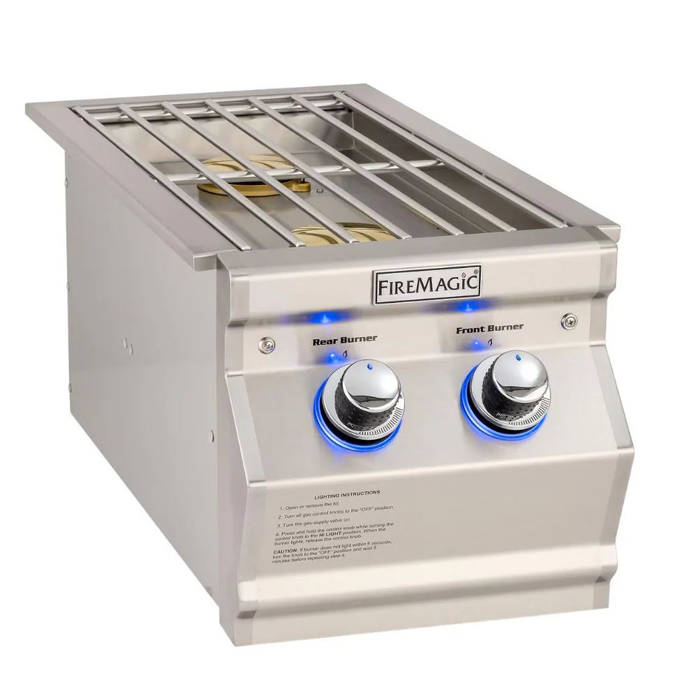 Fire Magic Aurora Built-In Gas Double Side Burner