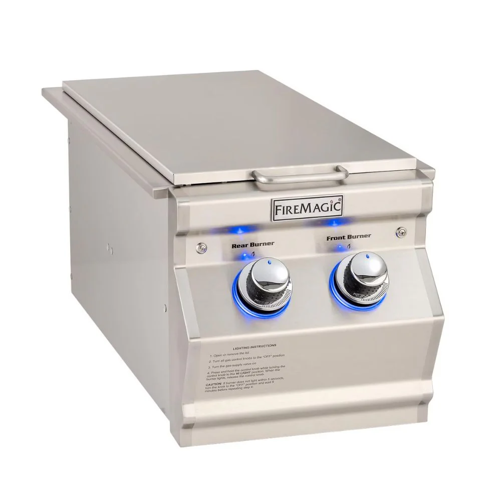 Fire Magic Aurora Built-In Gas Double Side Burner - Image 2