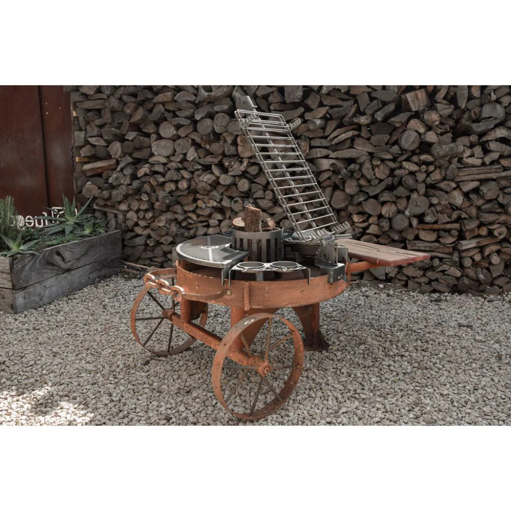 Fogues TX Alamo 100 Open Fire Argentine Wood and Charcoal Grill - Image 5