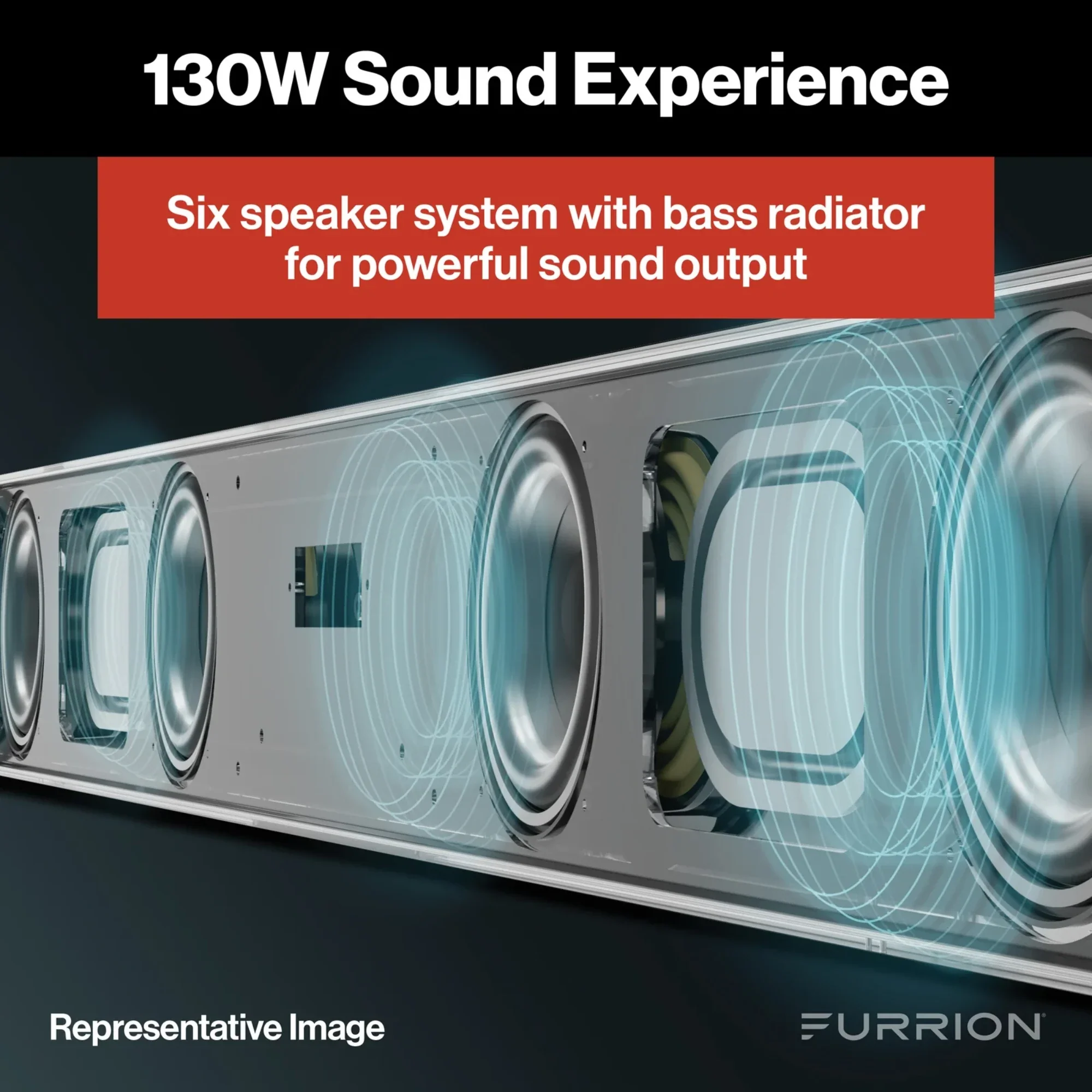 Furrion Aurora® 2.1 Outdoor Soundbar Speaker with Wireless Subwoofer #FSBNN30MX - Image 4