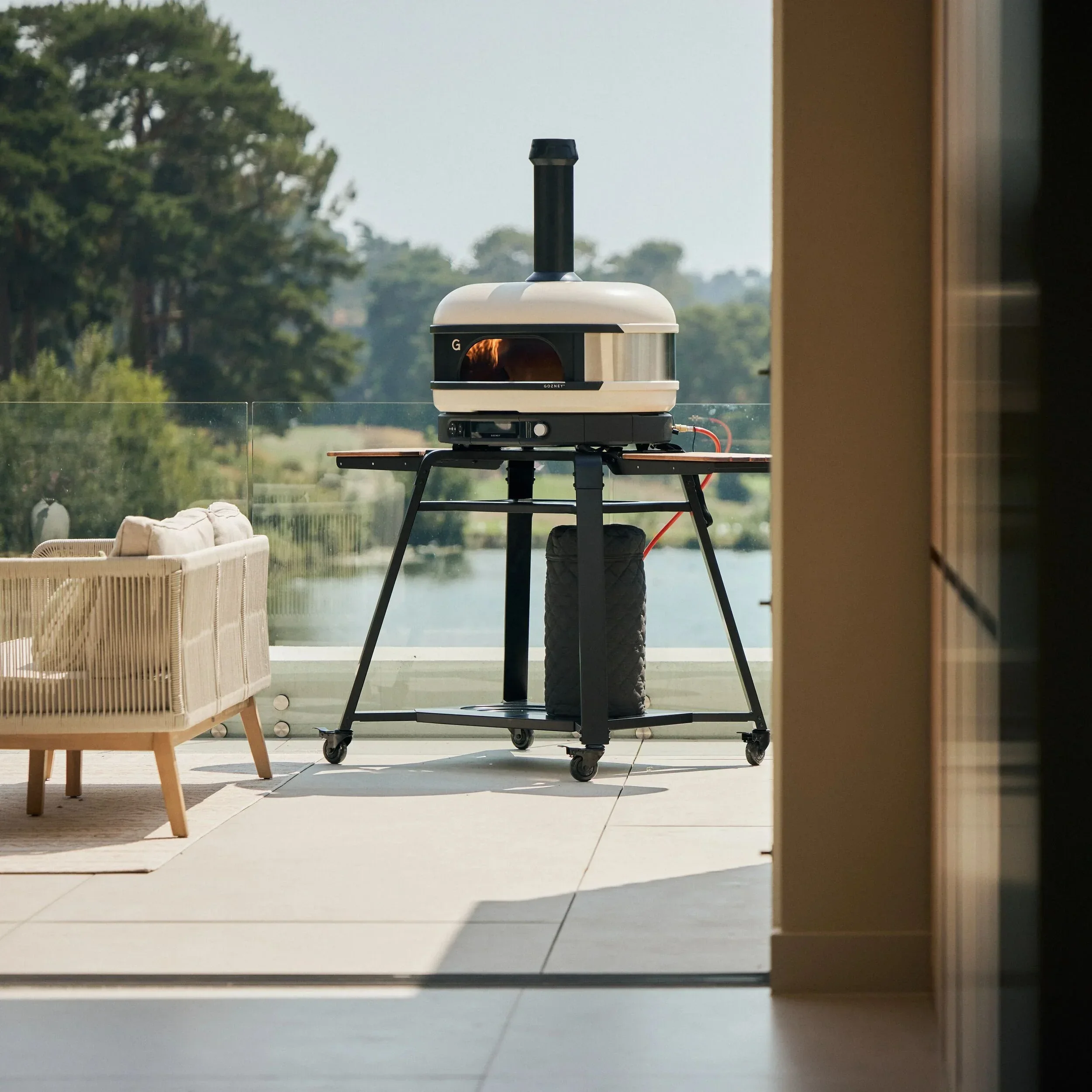 Gozney Dome Gen 2 Bone Dual Fuel Freestanding Outdoor Pizza Oven - Image 2