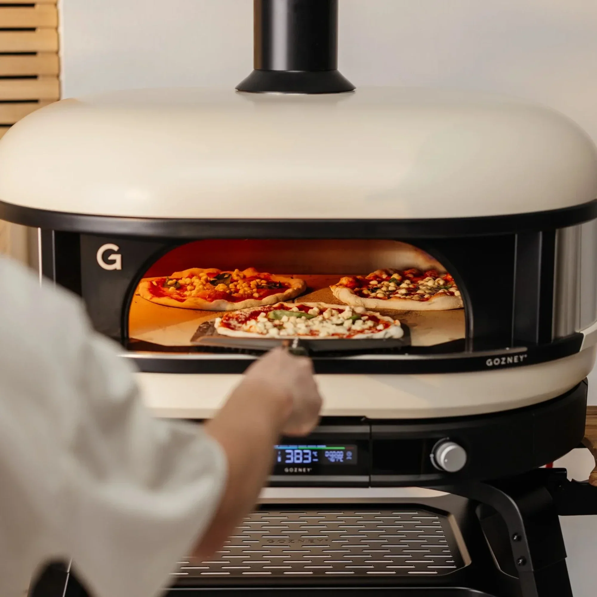 Gozney Dome XL Gen 2 Bone Dual Fuel Freestanding Outdoor Pizza Oven Essentials Bundle - Image 4