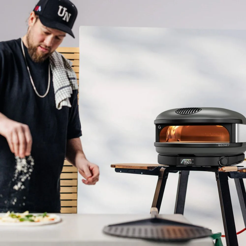 Gozney Off-Black Arc XL Outdoor Propane Gas Freestanding Pizza Oven Bundle - Image 4