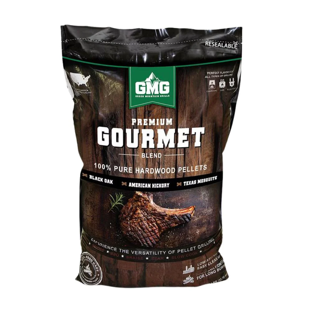 Green Mountain Grills GMG-2007 Gourmet Blend Hardwood Pellets, 8lb Bag