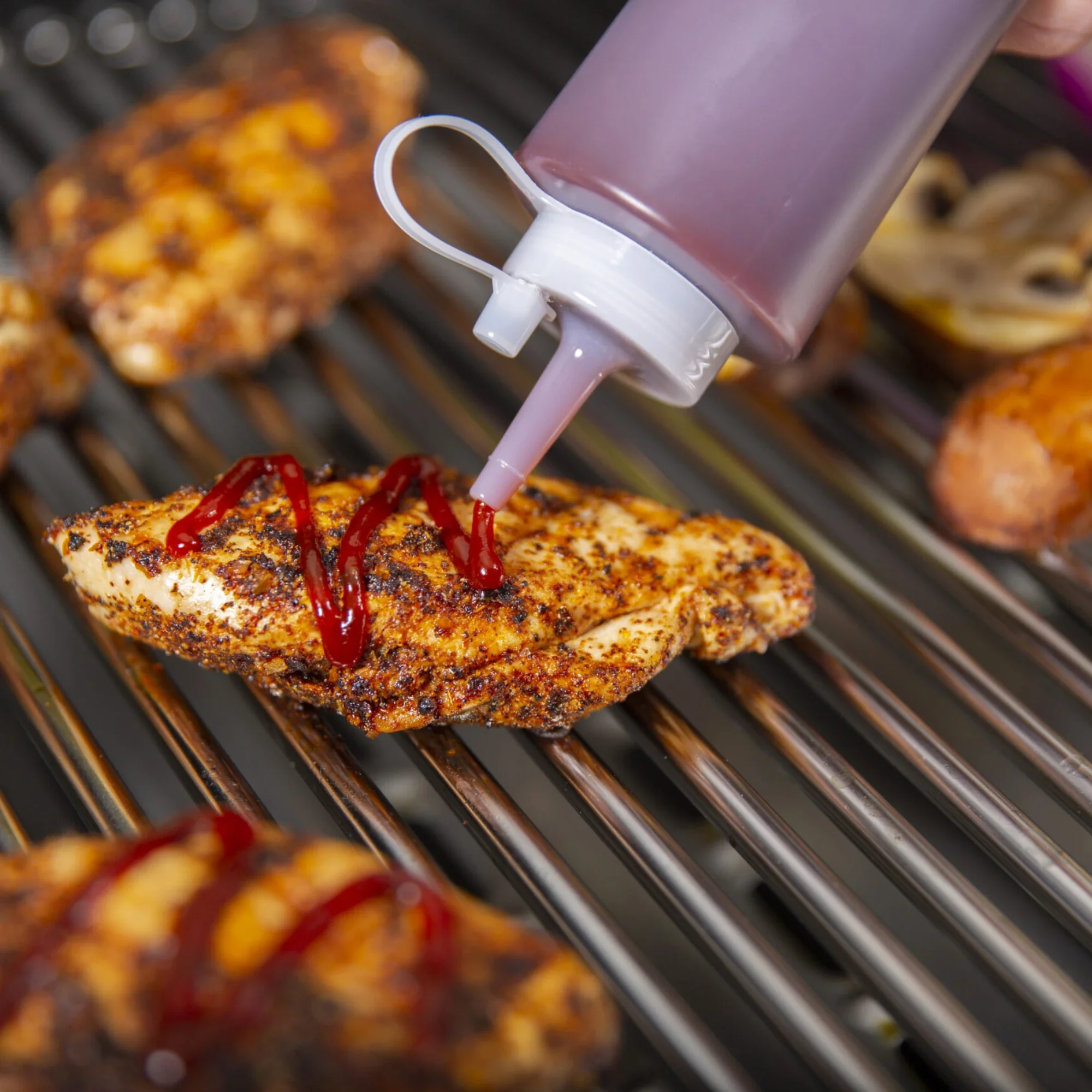 GrillPro 2-Piece Condiment Bottles - Image 3