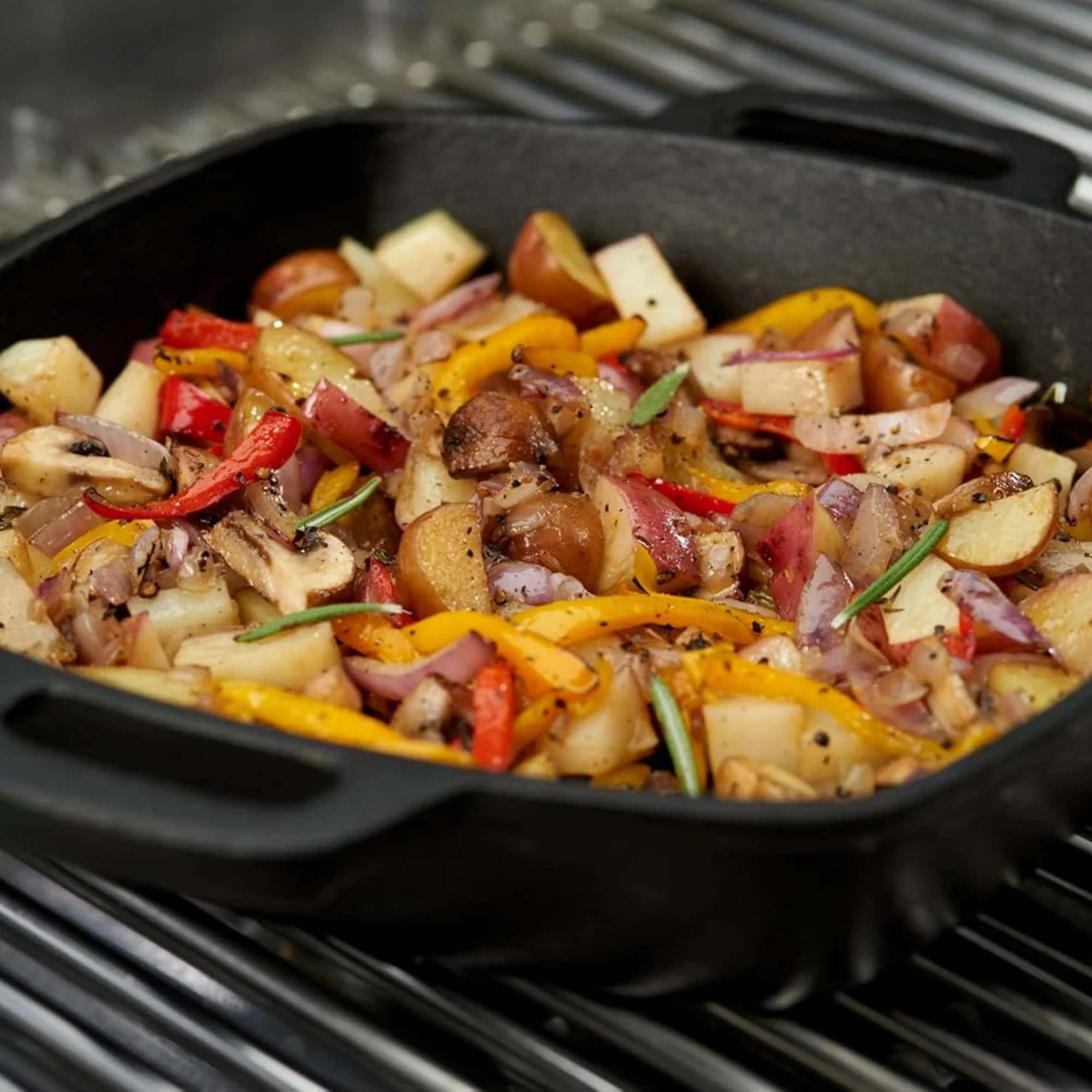 GrillPro Cast Iron Square Pan - Image 4