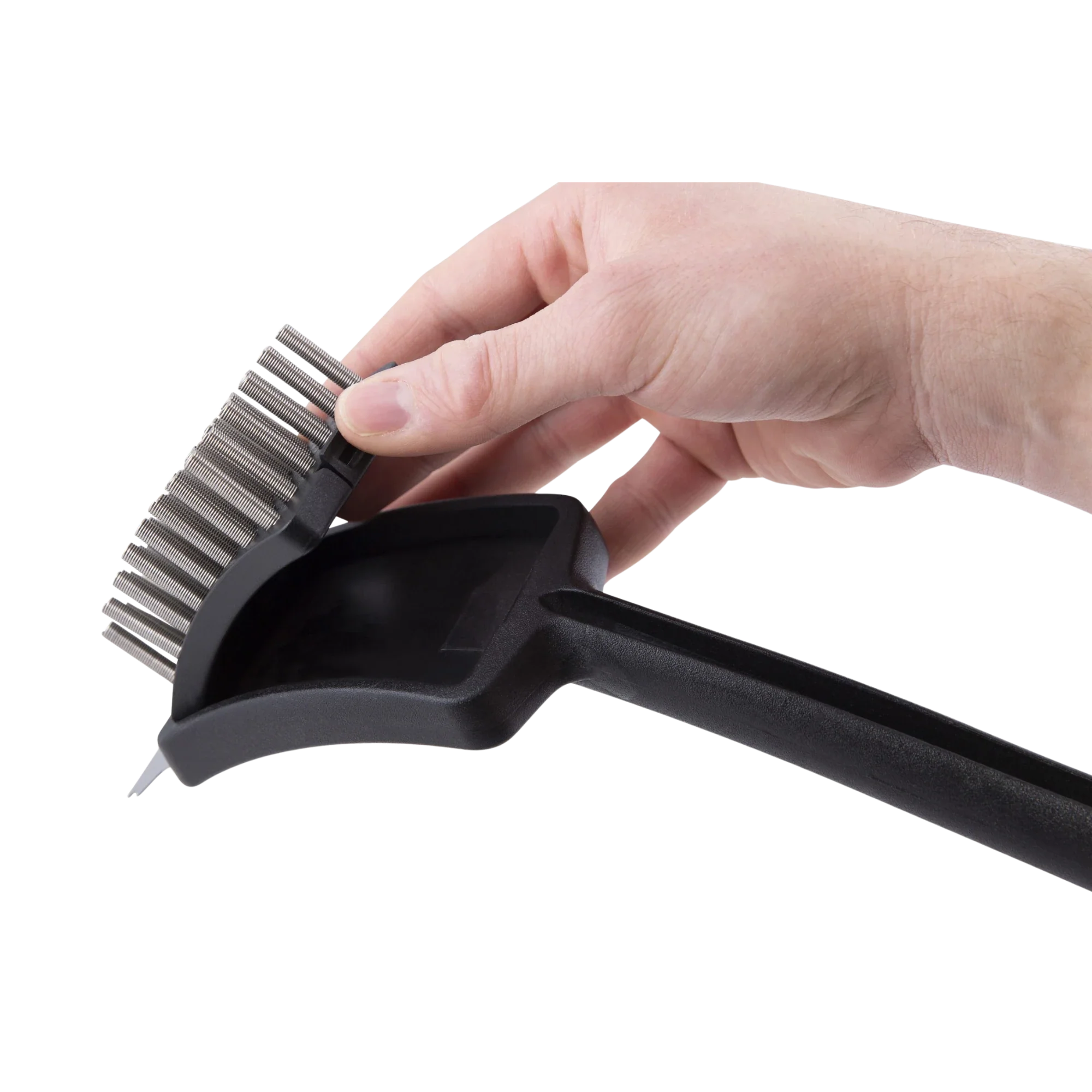 GrillPro Coil Spring Grill Brush with Replacement Head - Image 3