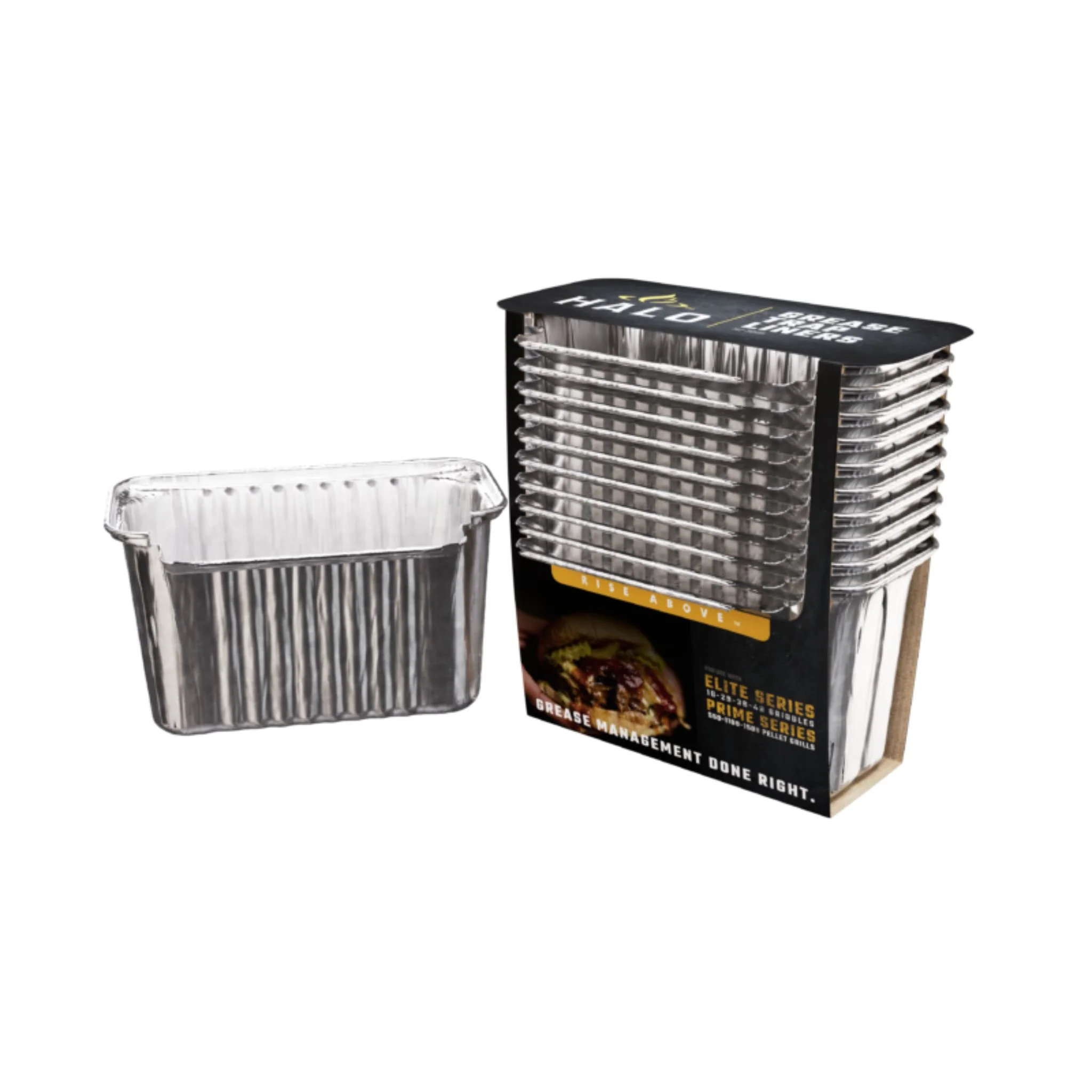 Halo HZ-3005 Grease Container Foil Liners – 10pk