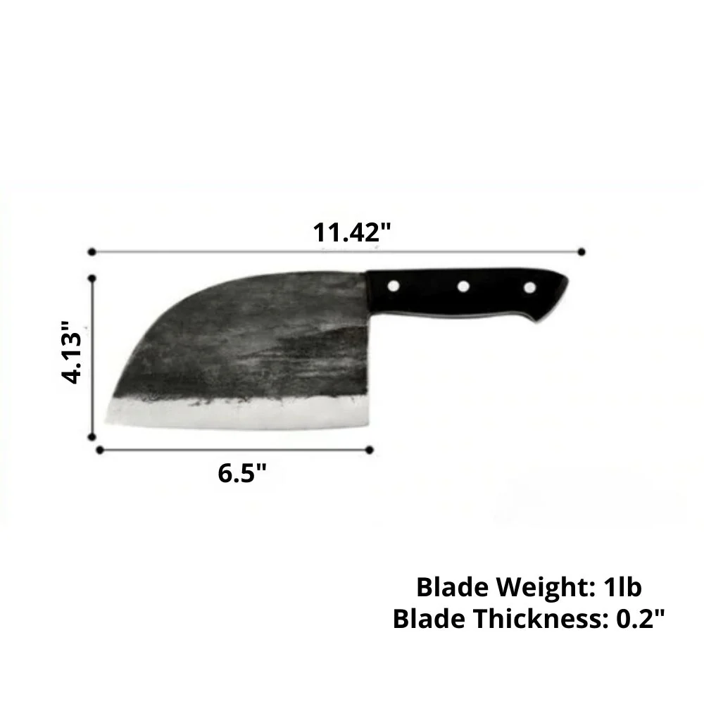GW Pro 7 Handcrafted Butcher Knife Full Tang Handle Forged High-Carbon 7 Inche Blade - Image 3