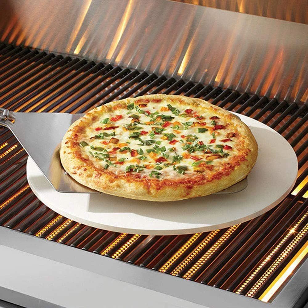 Humos 15-Inch Durable & Safe Round Pizza Ceramic Stone - Image 7