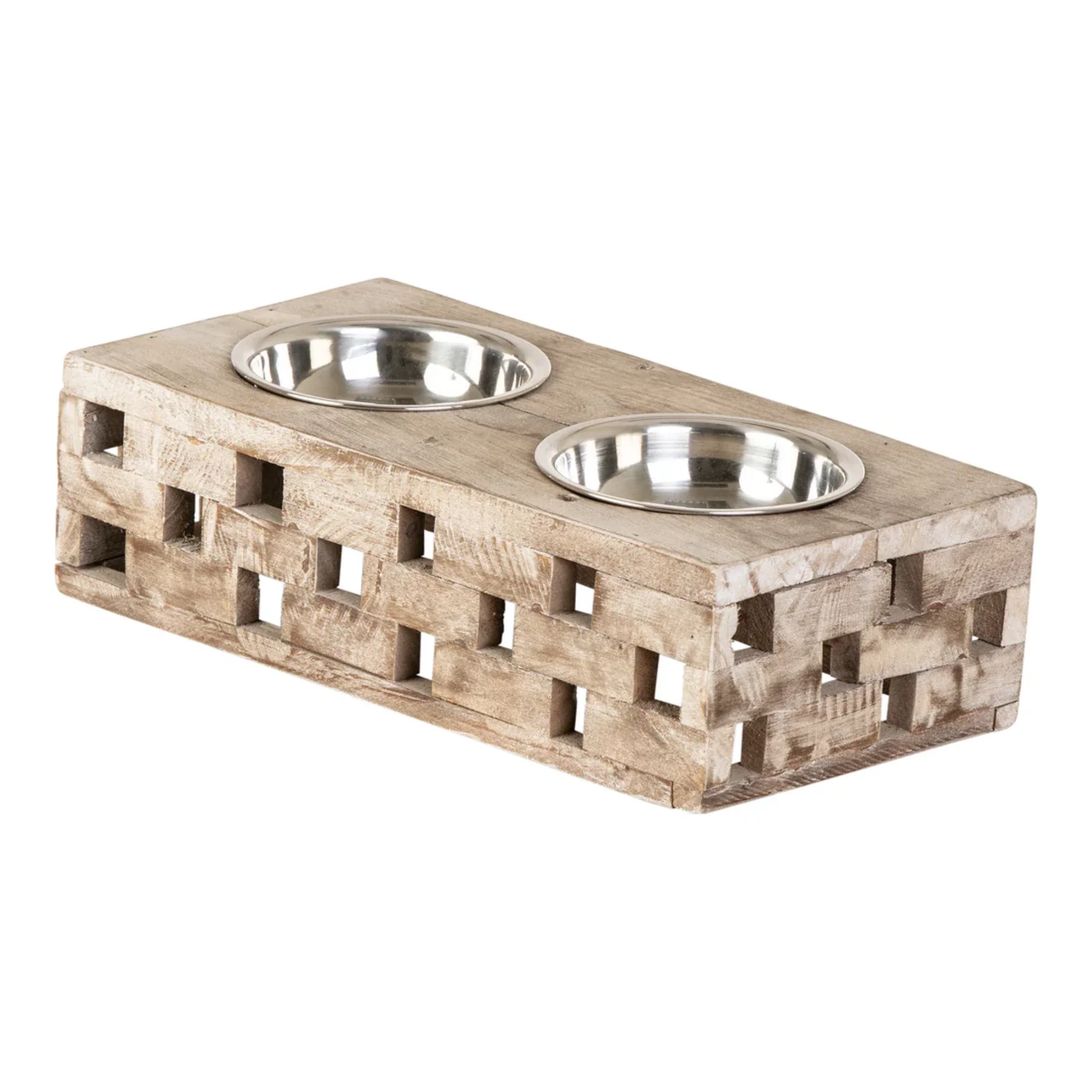 Huntley Pet Berjen Block Small Double Feeder - Image 2