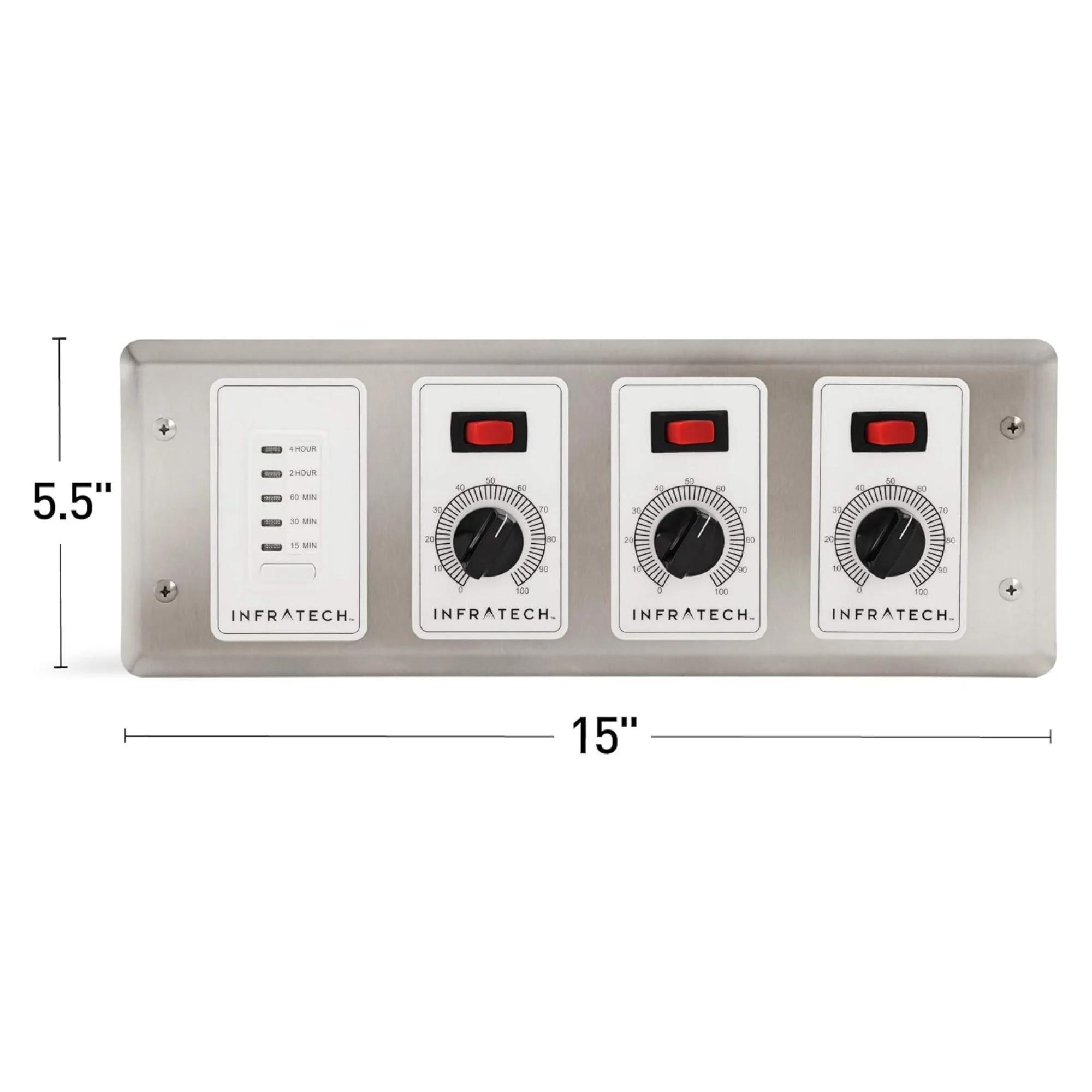 Infratech 3-Zone Analog Controller w/ Digital Timer - Image 2