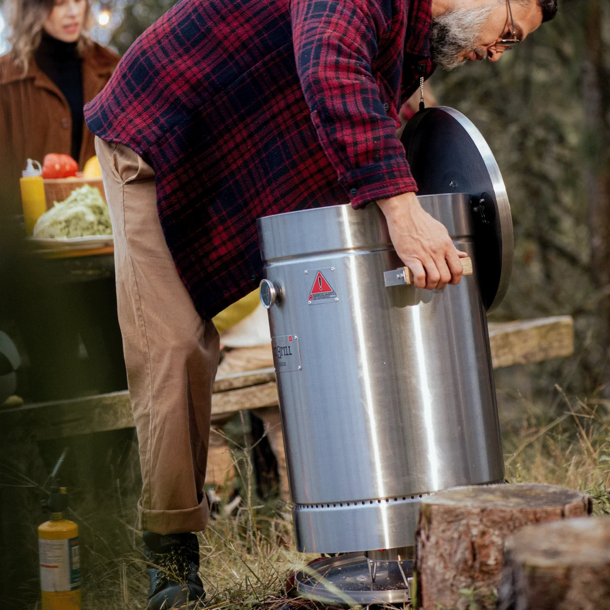 Ingrill BBQ Barrel Smoker Medium Basik - Image 7
