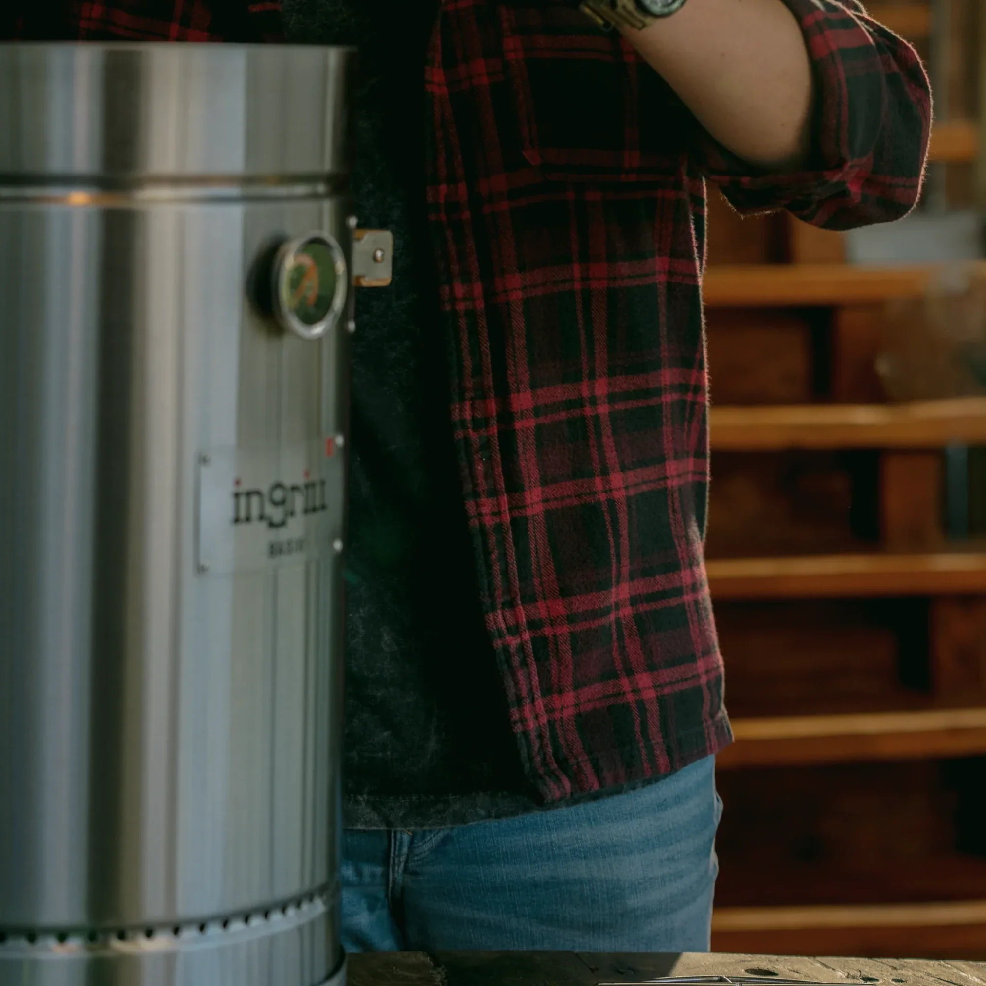 Ingrill BBQ Barrel Smoker Small Basik - Image 8