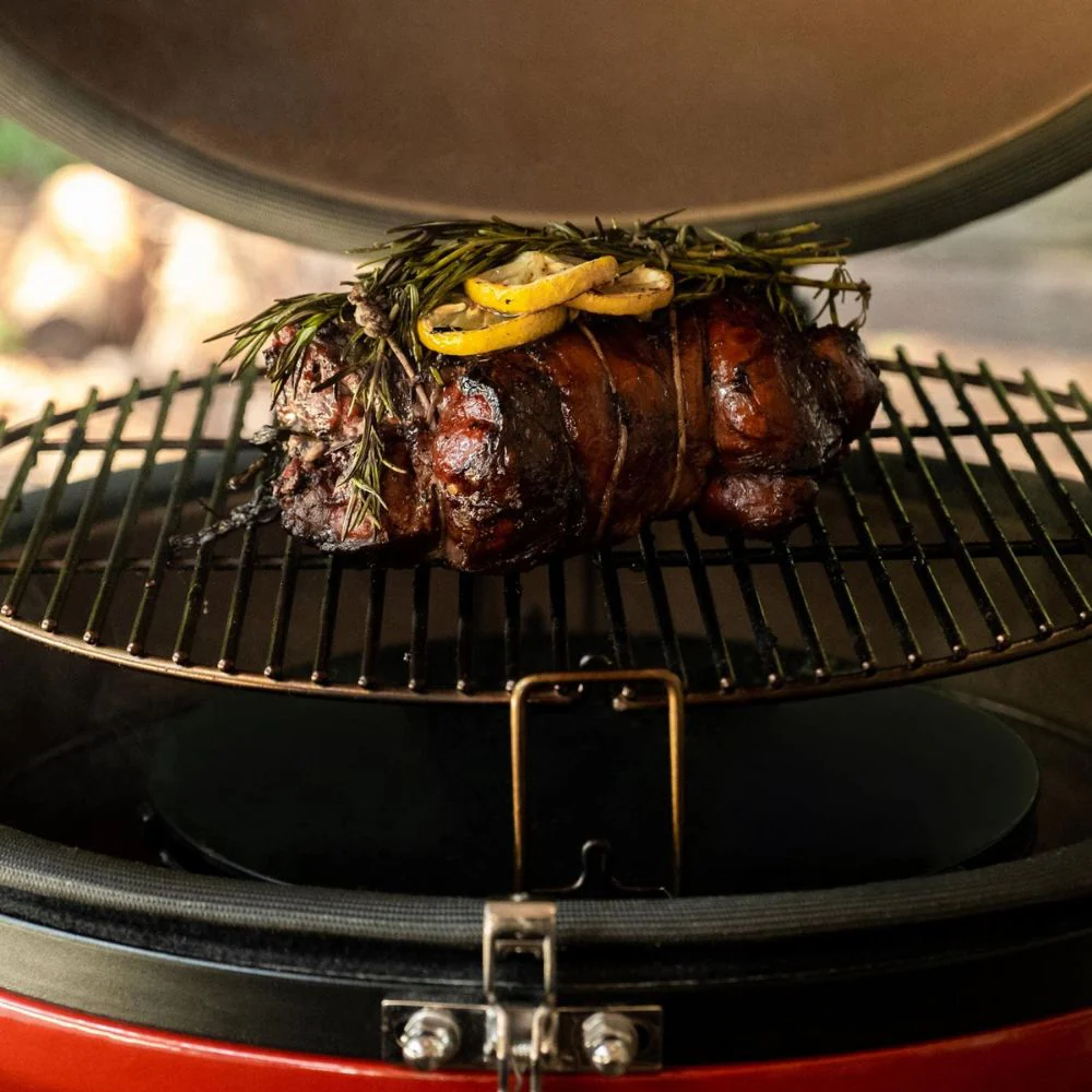 Kamado Joe Big Joe III 24-inch Standalone Charcoal Grill w/ Grill Gripper & Ash Tool - Image 4