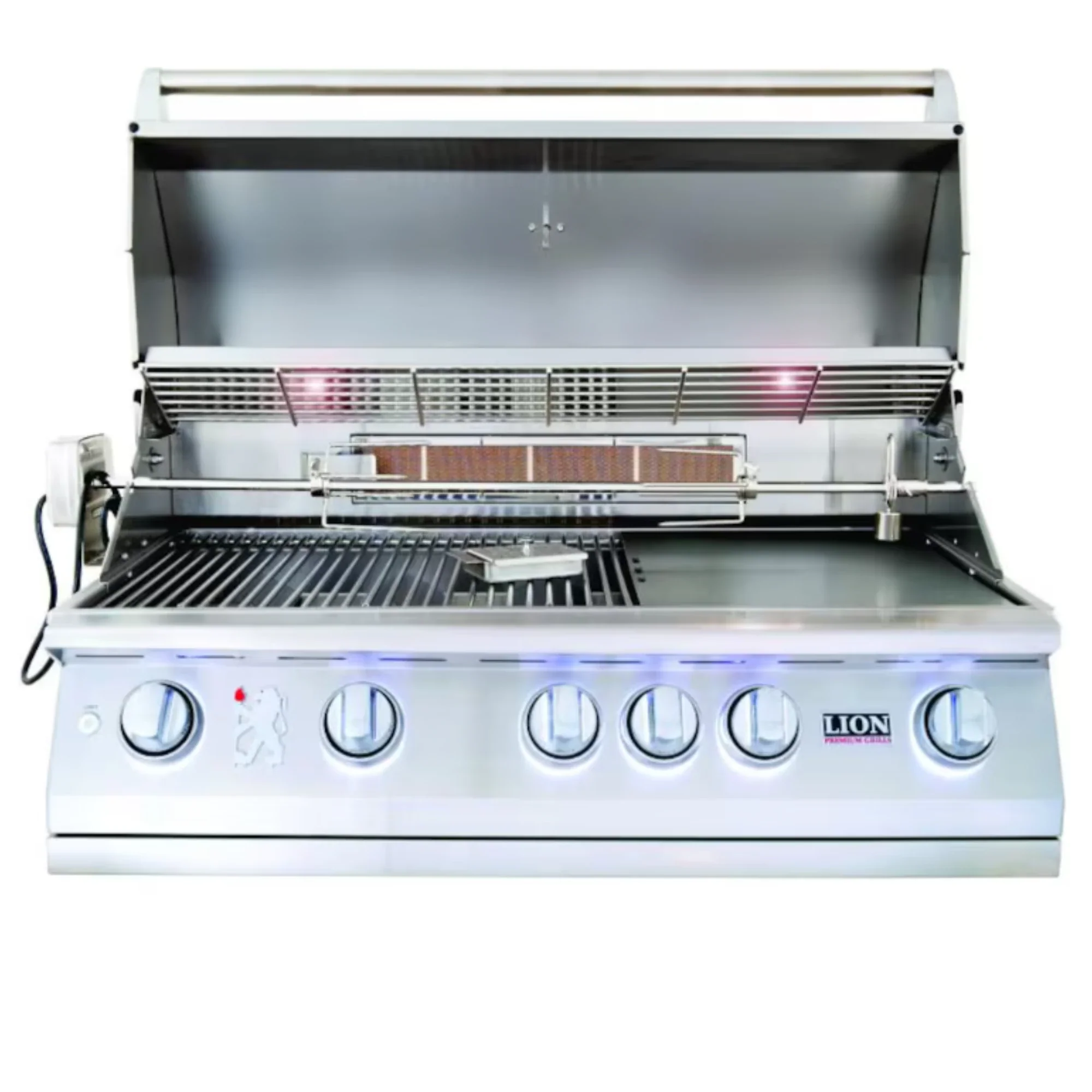 Lion L90000 40-Inch 5-Burner Stainless Steel Built-In Propane Gas Grill - Image 2