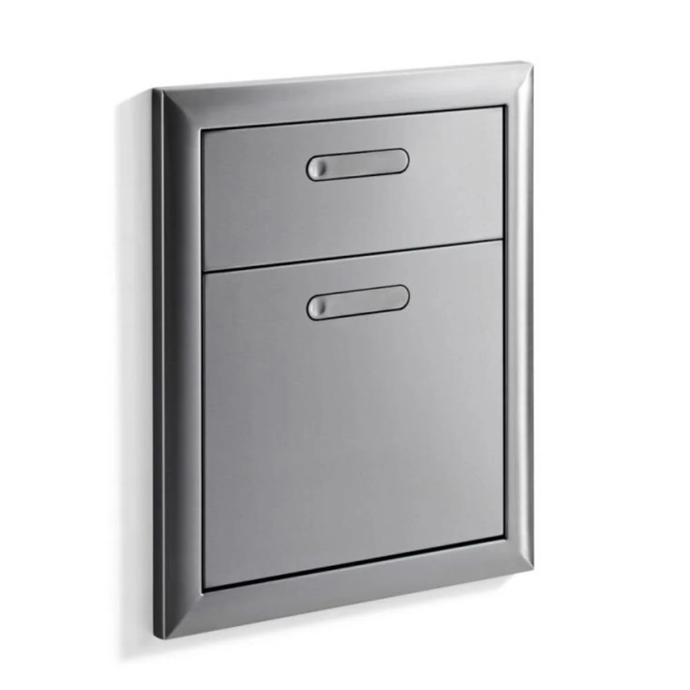 Lynx LDW19-4 Stainless Steel 19-Inch Double Drawers - Image 3