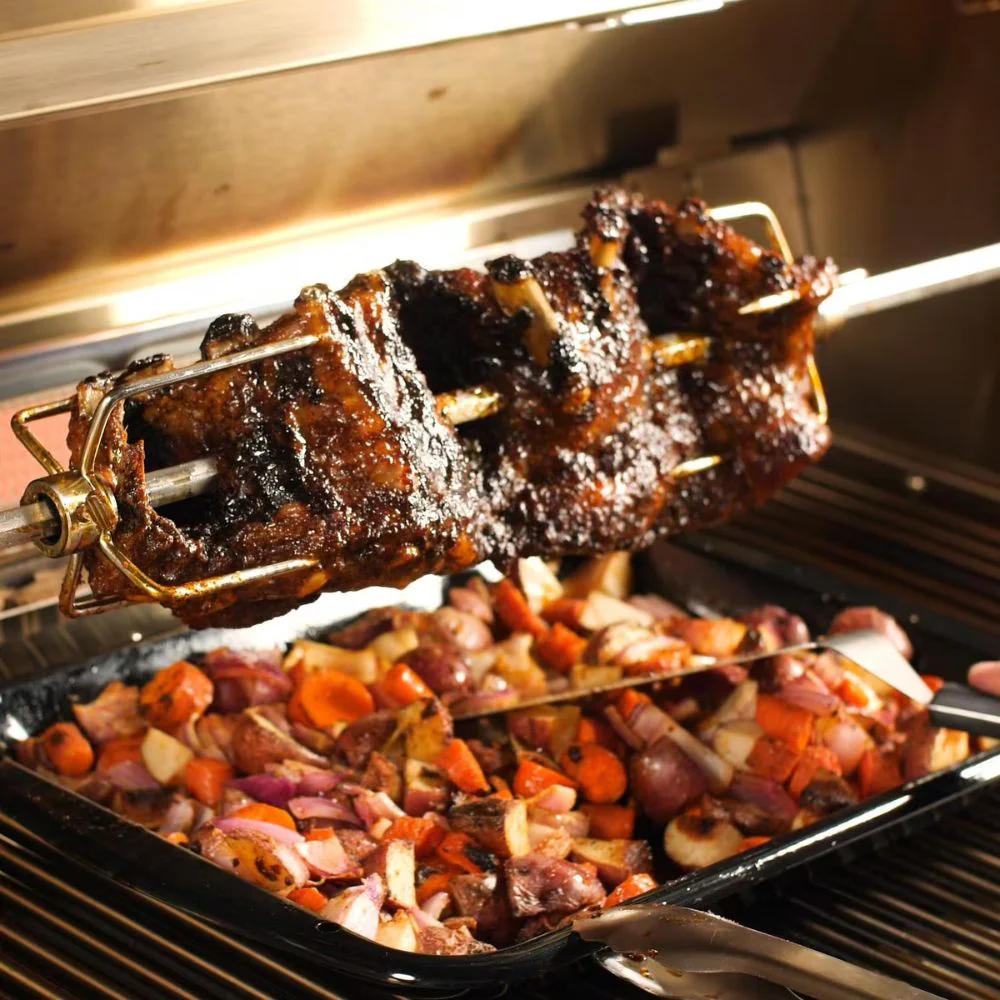 Lynx LF36ATRF Professional 36-Inch Freestanding Gas Grill All Infrared Trident Burners With FlameTrack and Rotisserie - Image 9