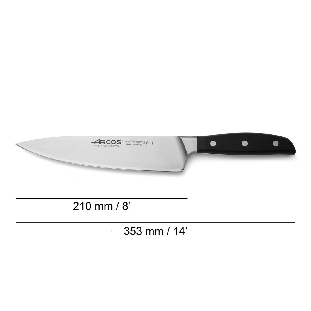 Arcos Manhattan Series 8" Chef's Knife - Image 2