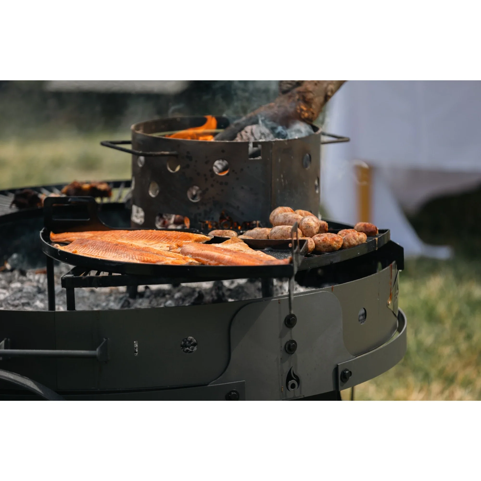 Tromen Duomo Firepit Open Fire Argentine Grill - Image 3