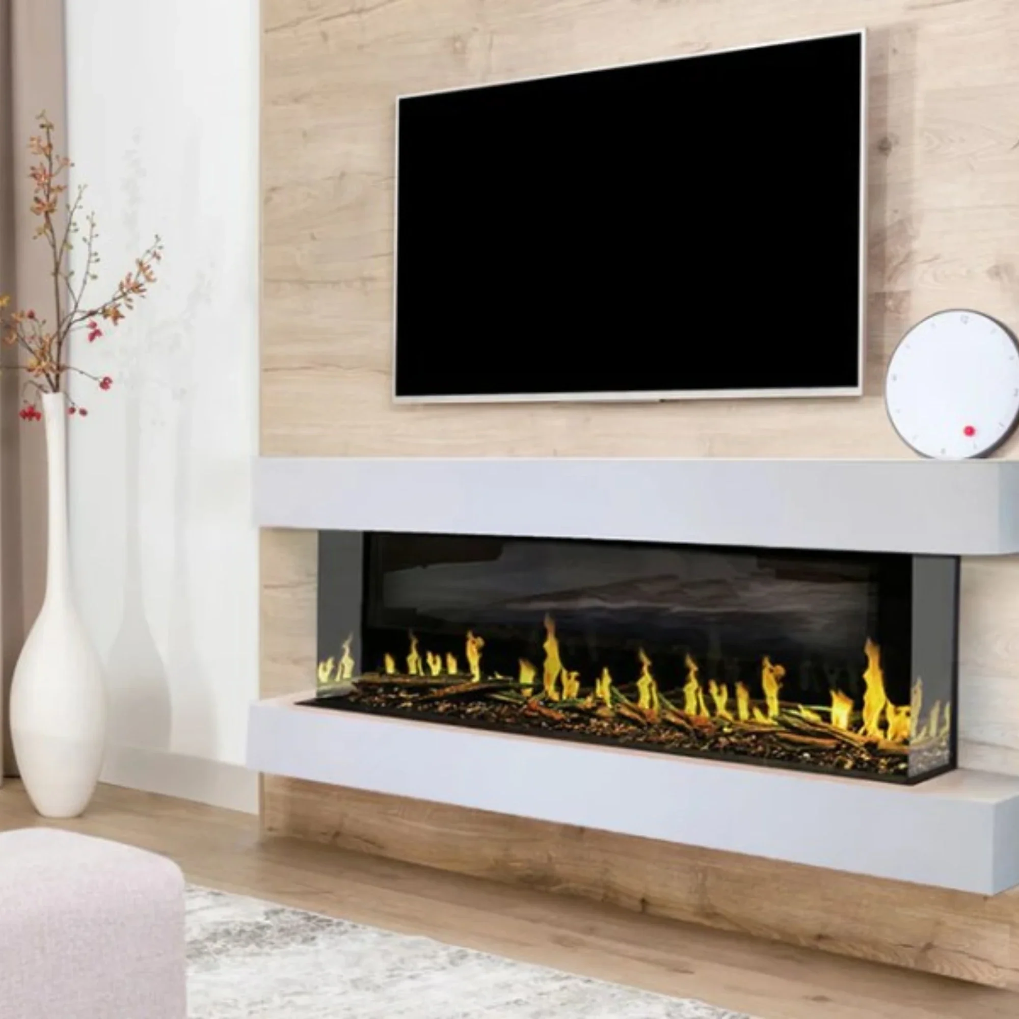 Modern Flames 60 Inch Orion Multi HelioVision Linear Electric Fireplace - Image 3