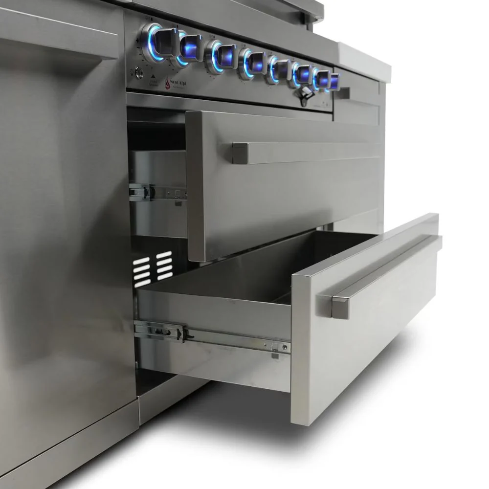 Mont Alpi MAi805-DBEV 6-Burner Deluxe Island with Beverage Center - Image 10