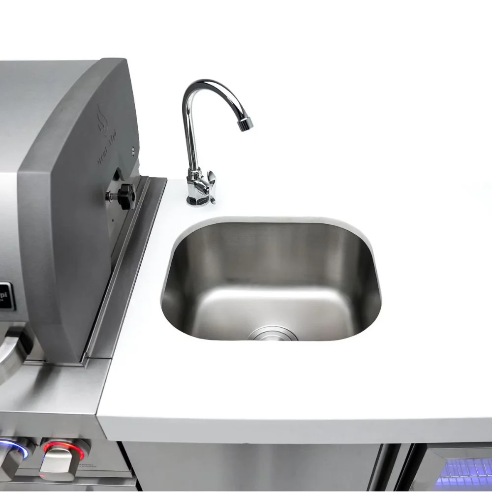 Mont Alpi MAi805-DBEV 6-Burner Deluxe Island with Beverage Center - Image 11