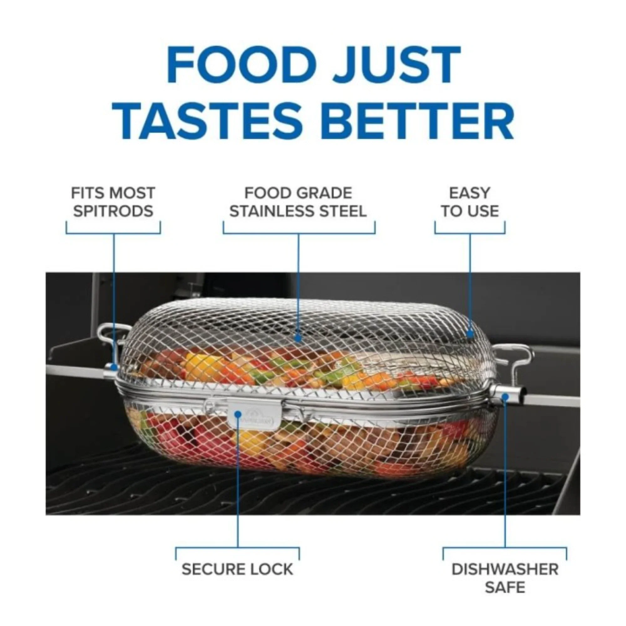 Napoleon 64000 Rotisserie Grill Basket - Image 3