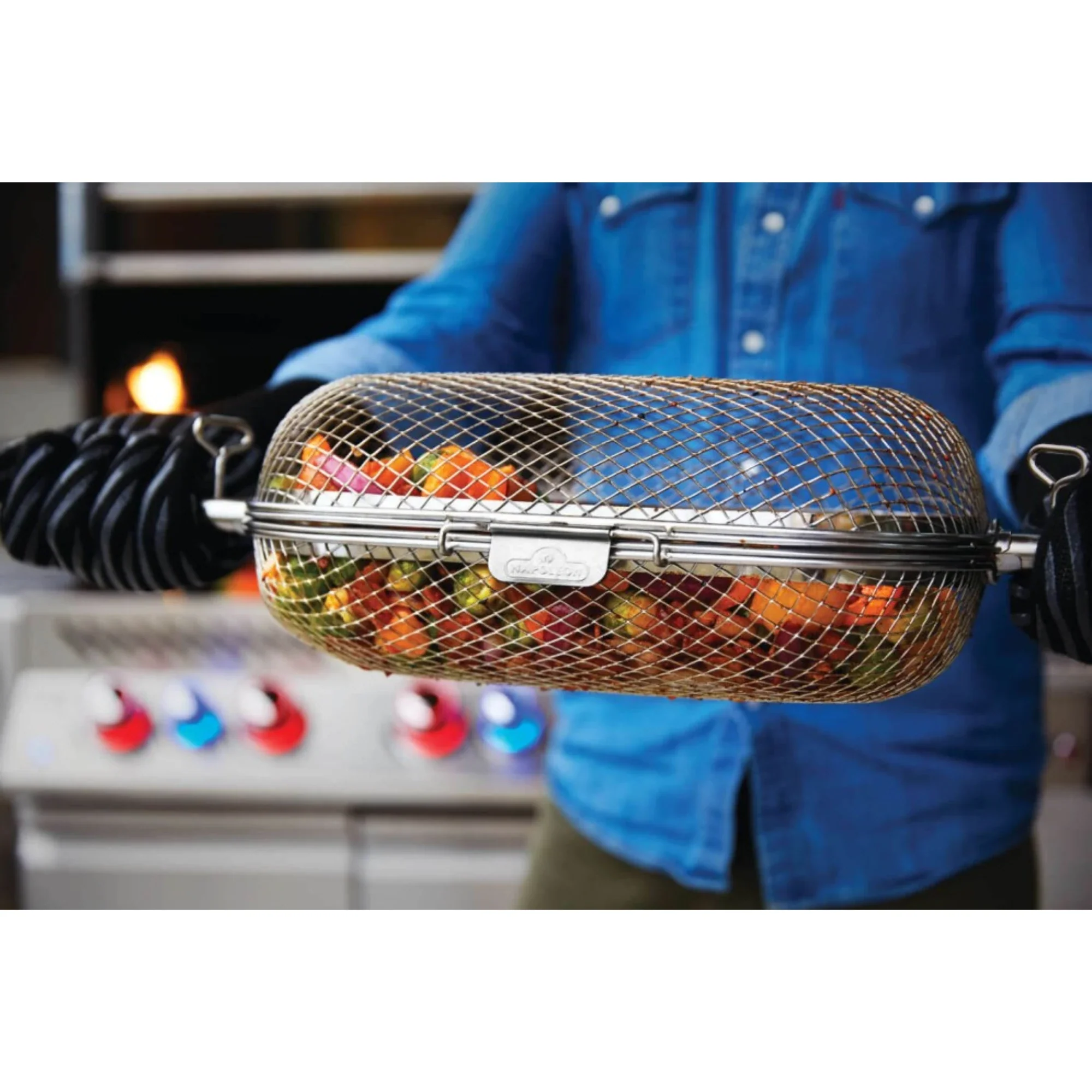 Napoleon 64000 Rotisserie Grill Basket - Image 4