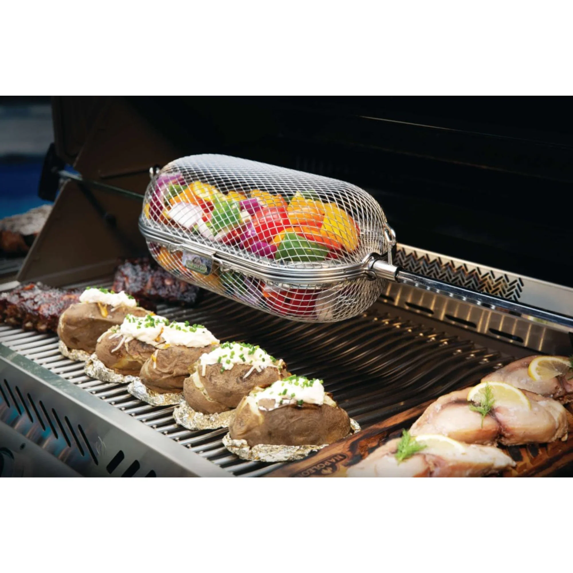 Napoleon 64000 Rotisserie Grill Basket - Image 9