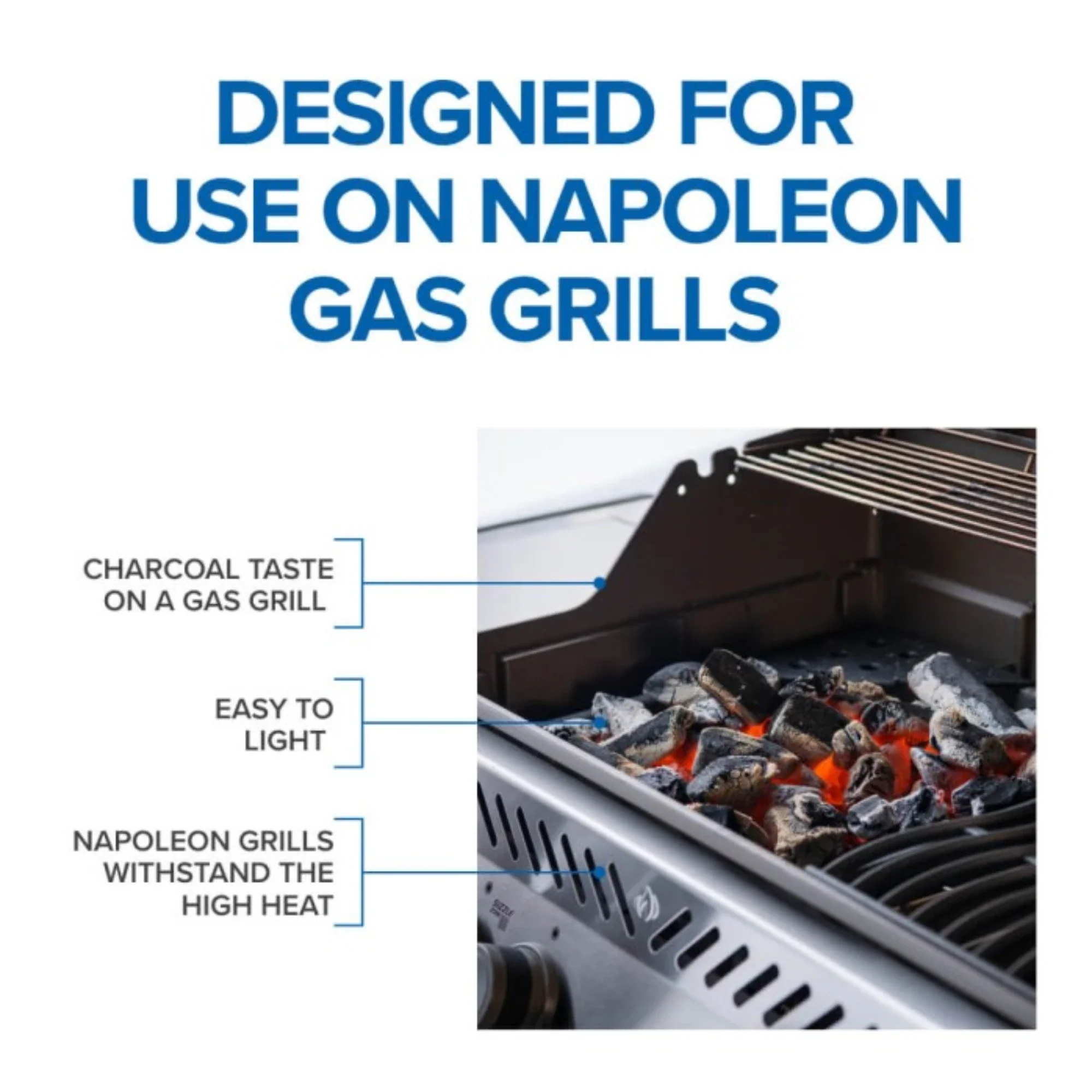 Napoleon 67732 Cast Iron Charcoal and Smoker Tray - Image 5