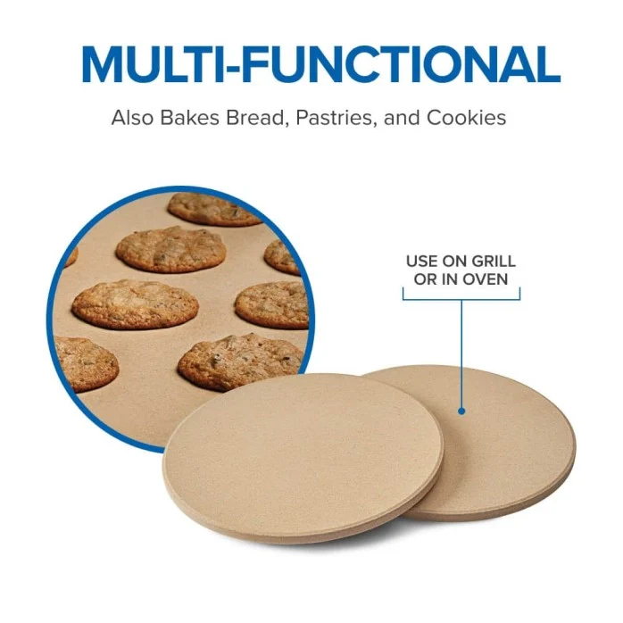 Napoleon 70000 10 Inch Personal Sized Pizza/Baking Stone Set - Image 7