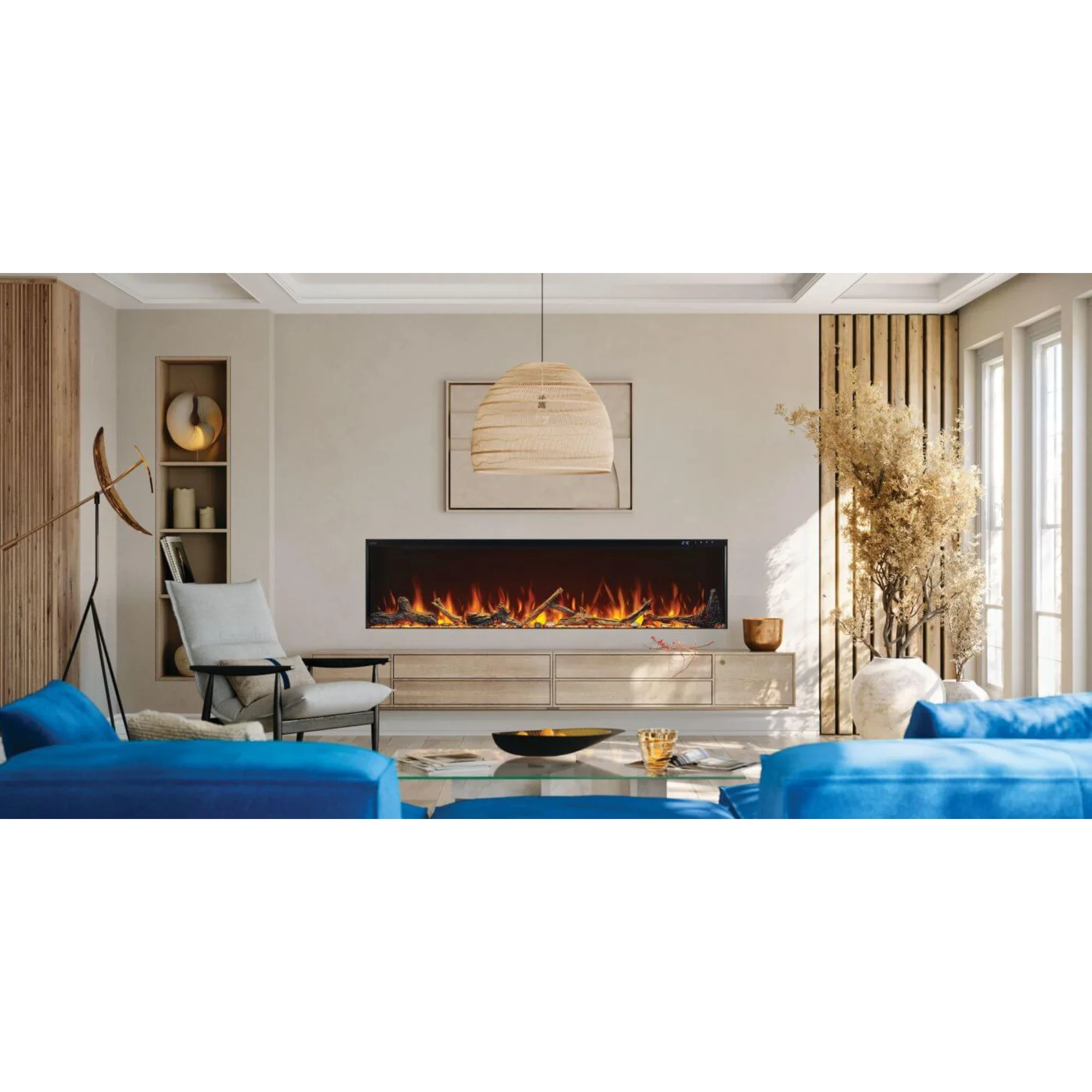 Napoleon Astound 74 FlexMount Electric Fireplace - Image 3