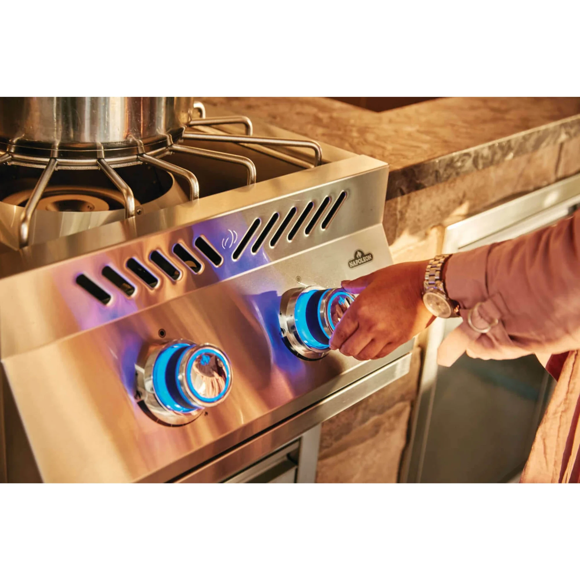 Napoleon Built-in 700 Series Power Burner with Stainless Steel Cover - Image 6