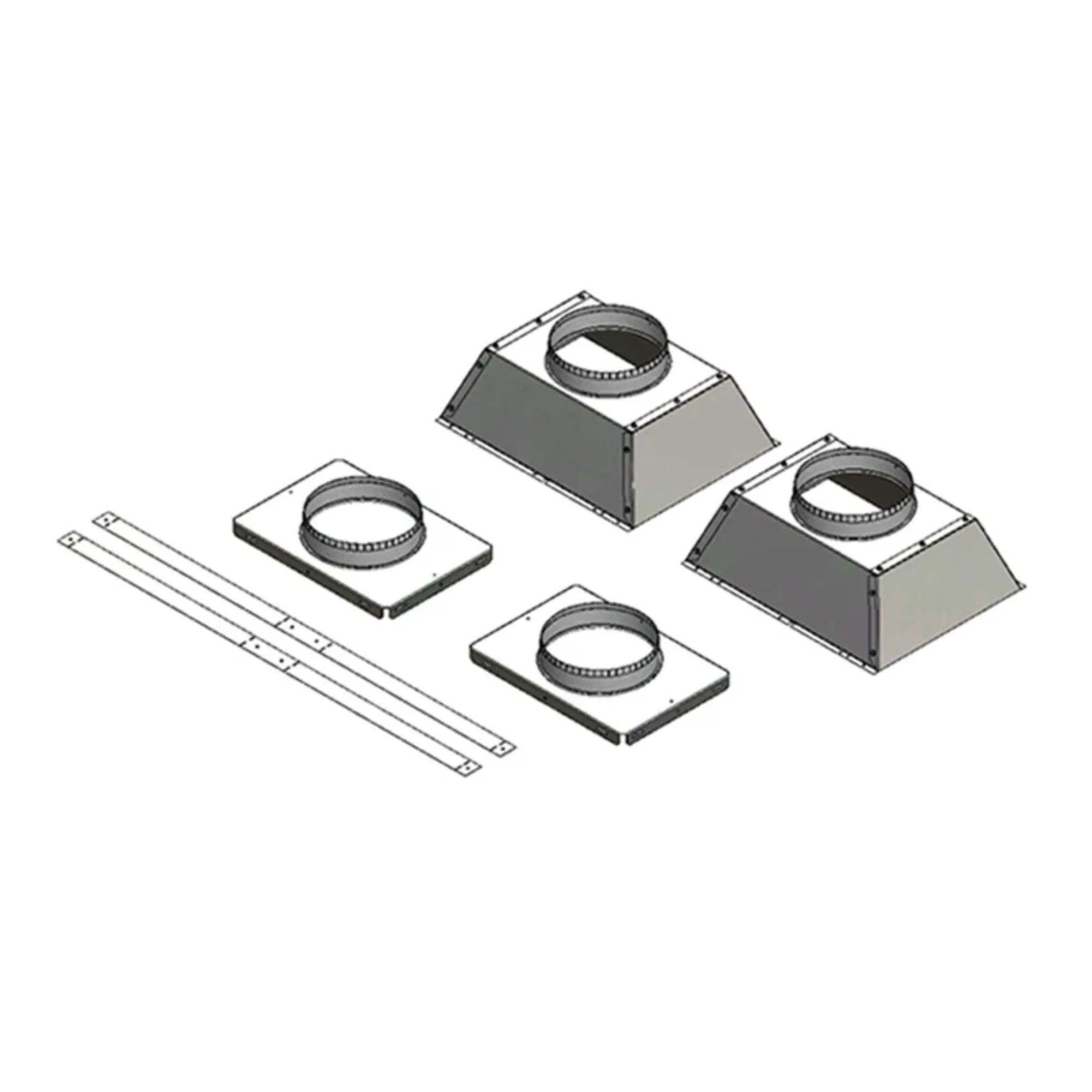 Napoleon DHMTP6274 Ducted Heat Management Termination Plate Kit for Luxuria™ & Vector™ 62/74
