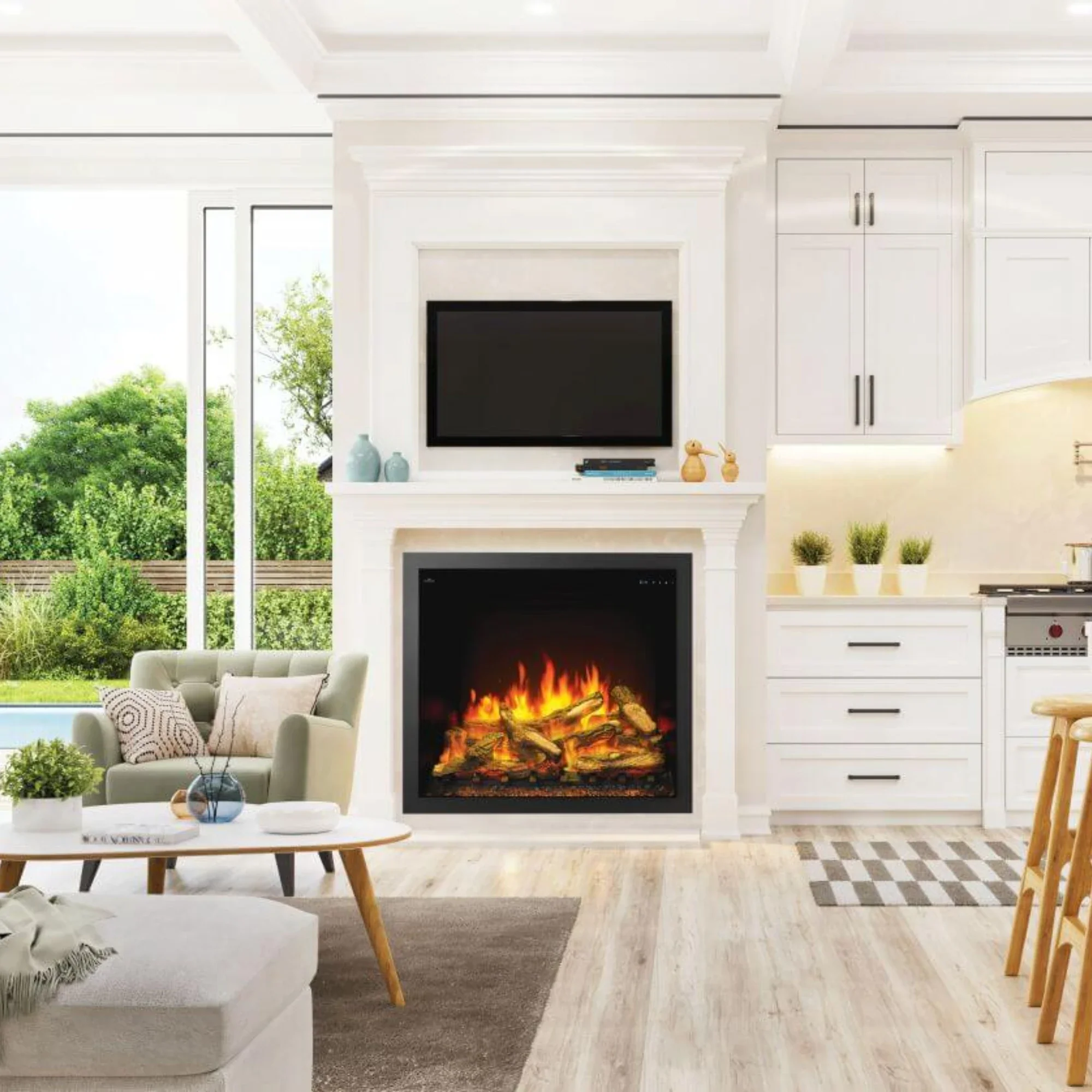 Napoleon Elevation Electric 36 Built-in Electric Fireplace - Image 9