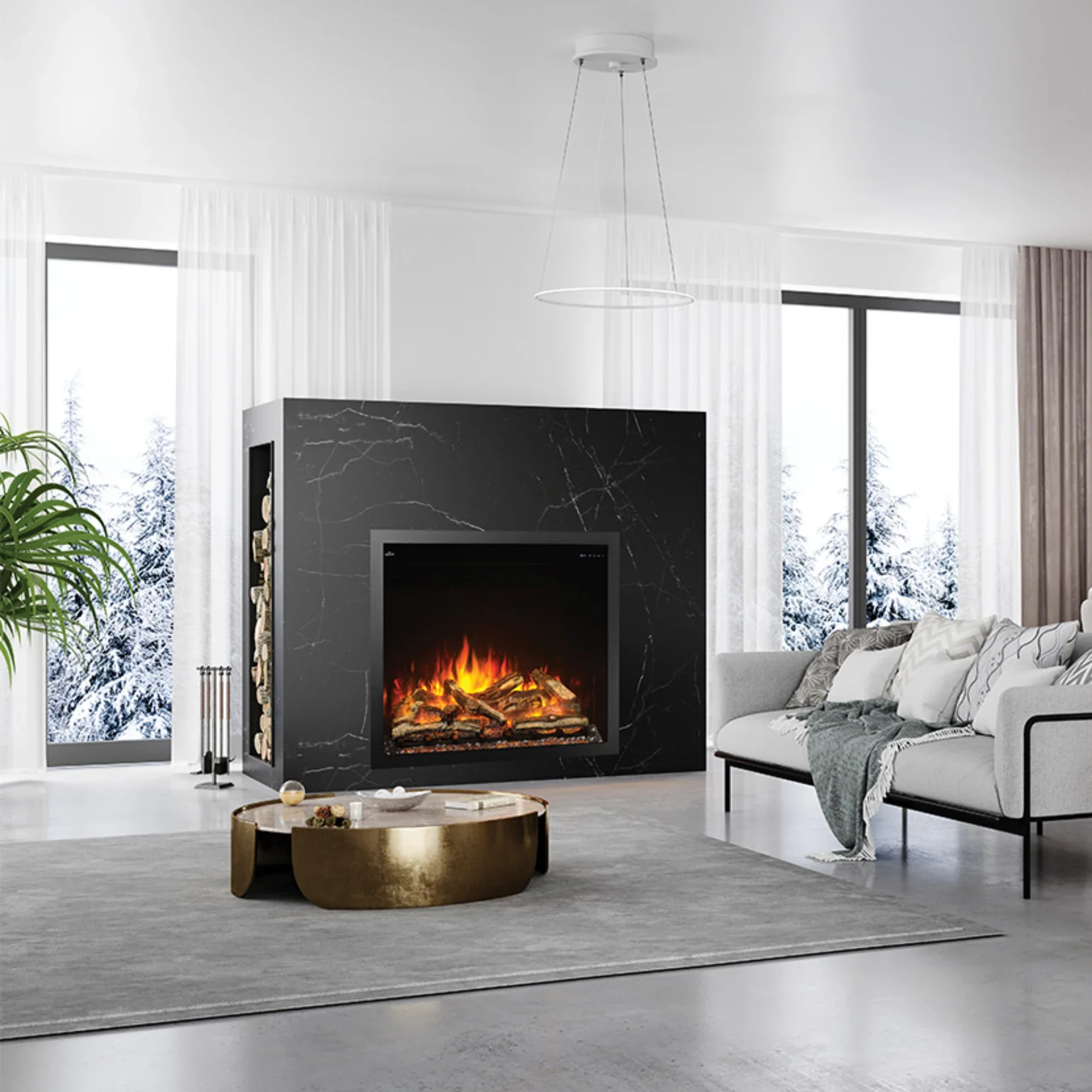 Napoleon Elevation Electric 42 Built-in Electric Fireplace - Image 8