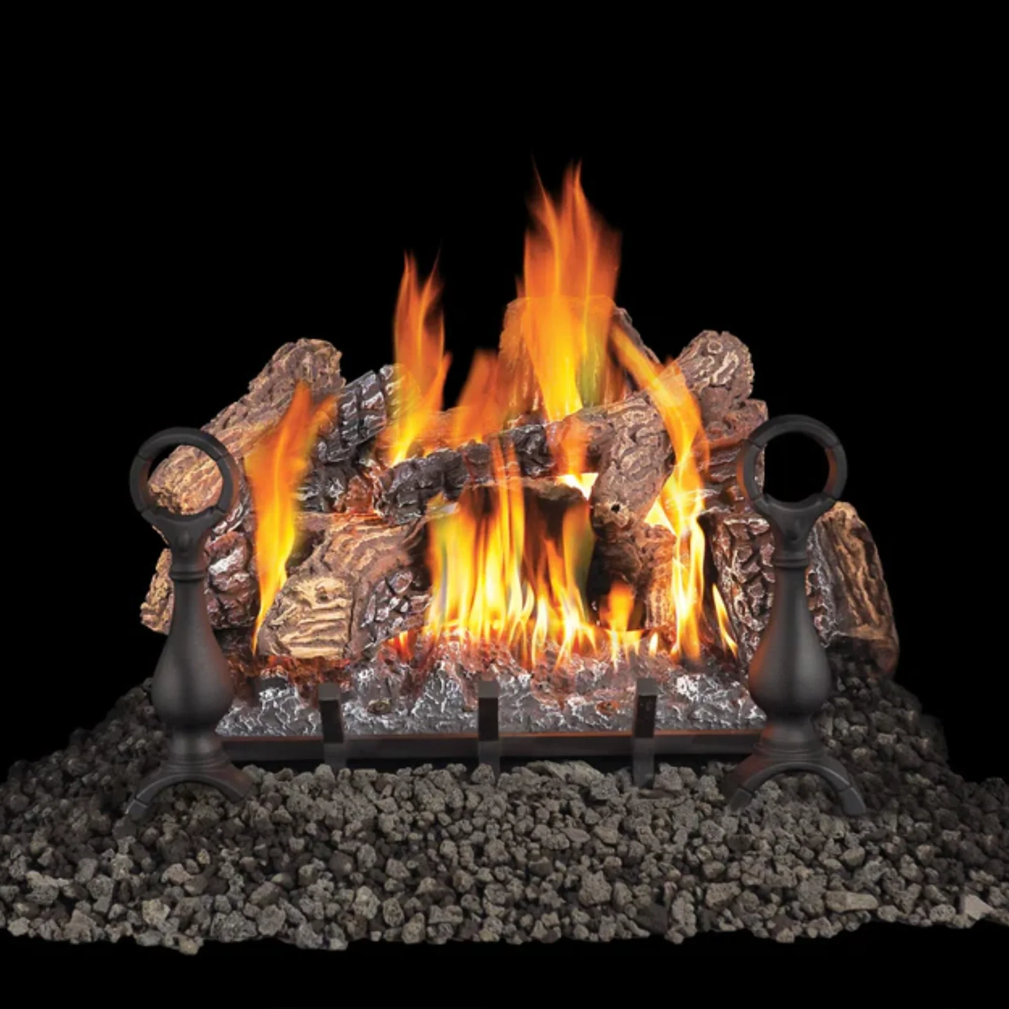 Napoleon Fiberglow 24 Gas Log Set Natural Gas Electronic Ignition