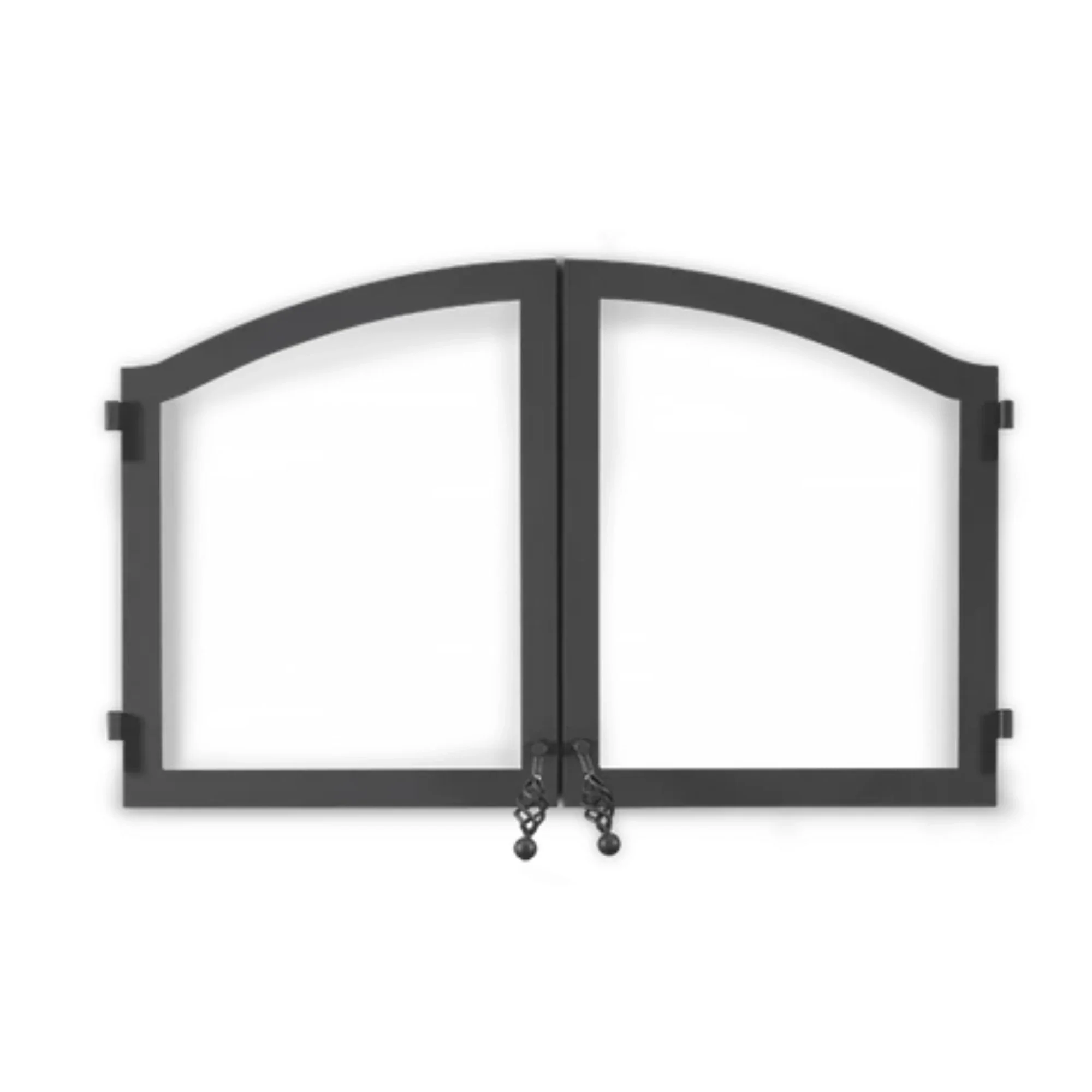 Napoleon Arched Black Double Doors for High Country™ 6000