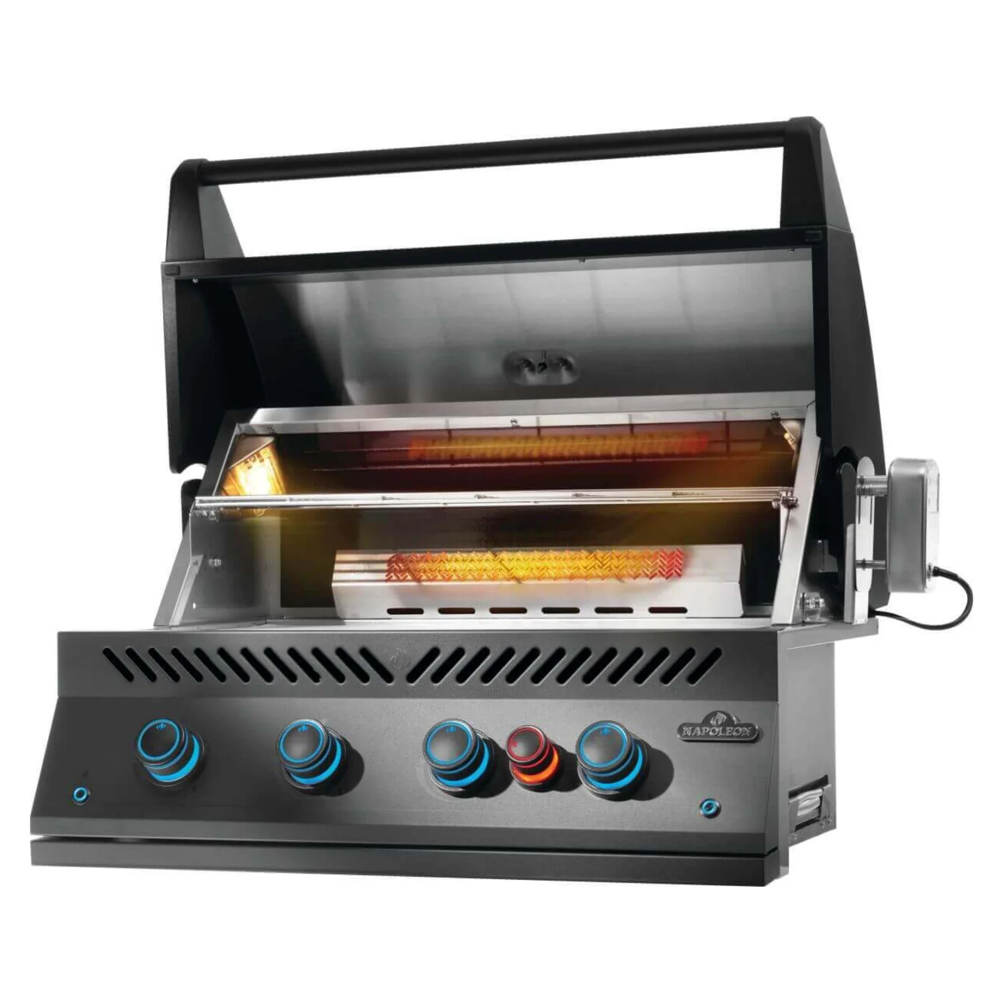 Napoleon Matte Black Built-in 700 Series 32-Inch RB Gas Grill w/ infrared Rear Burner - Image 5