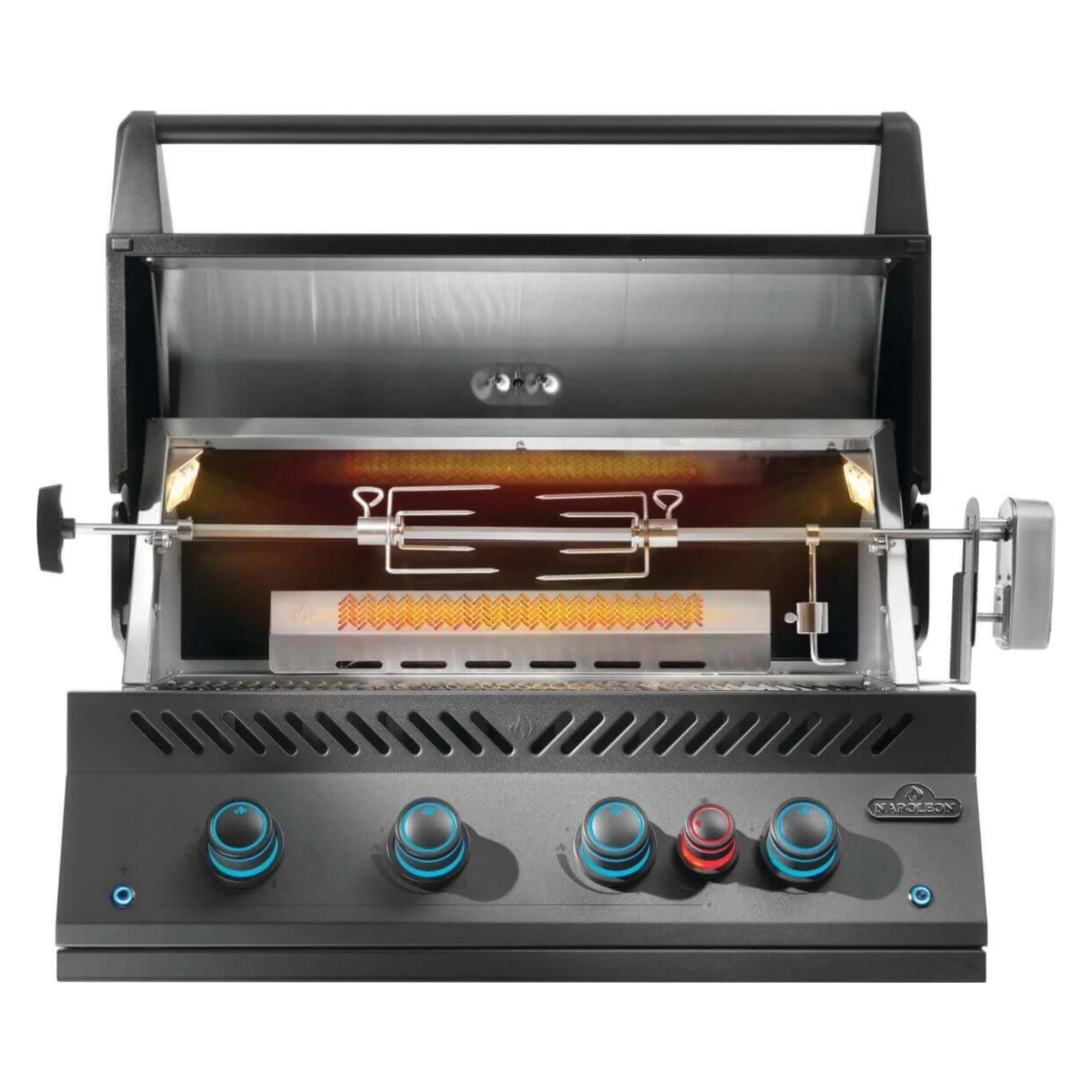 Napoleon Matte Black Built-in 700 Series 32-Inch RB Gas Grill w/ infrared Rear Burner - Image 6