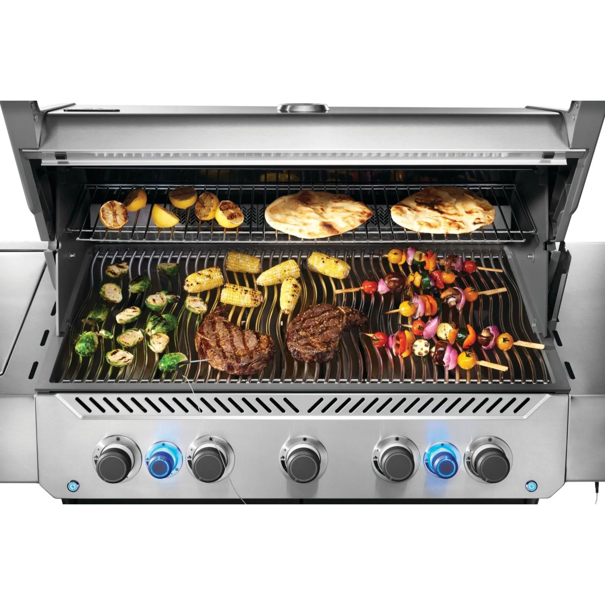 Napoleon New Prestige® 665 RSIB Freestanding Gas Grill w/ Infrared Side and Rear Burner - Image 9