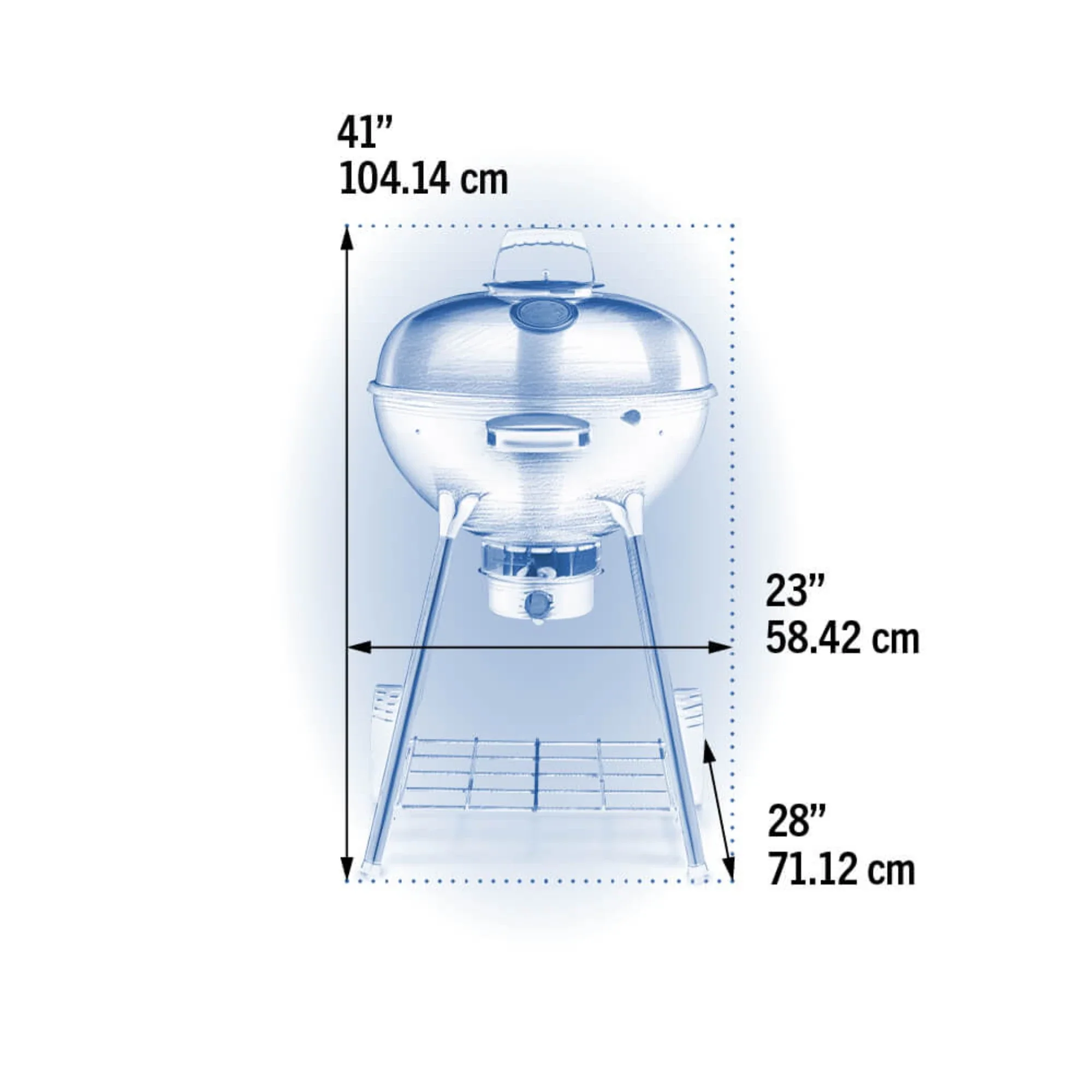 Napoleon NK22 22-Inch Kettle Charcoal Grill - Image 3