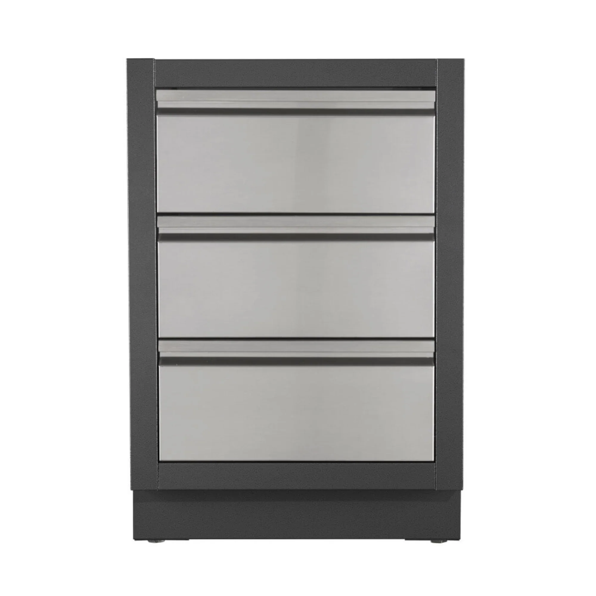 Napoleon Oasis 100 Outdoor Kitchen Island w/ Built-in 500 Series 32 Propane Grill & Valet Gray Granite Countertop - Image 9