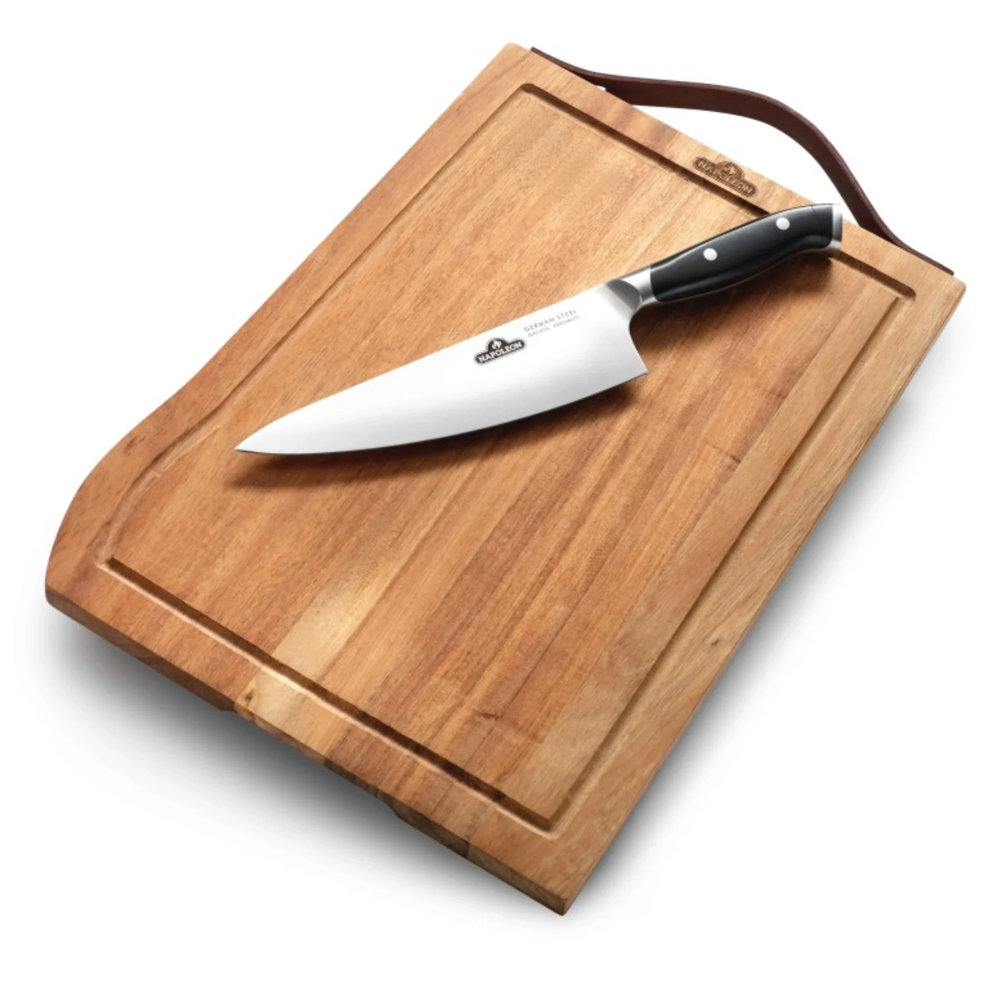 Napoleon Premium Cutting Board w/ Stainless Steel Knife