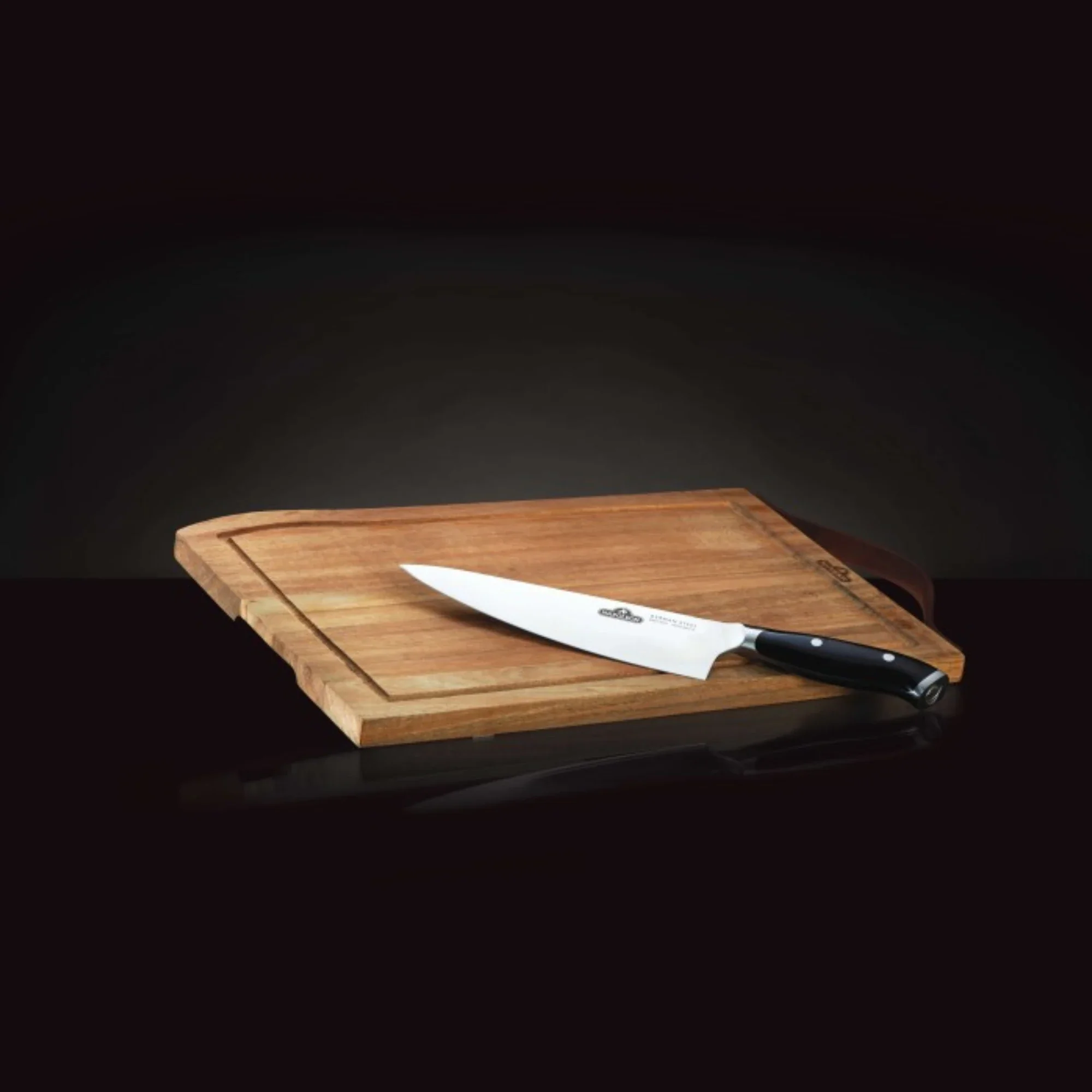 Napoleon Premium Cutting Board w/ Stainless Steel Knife - Image 2