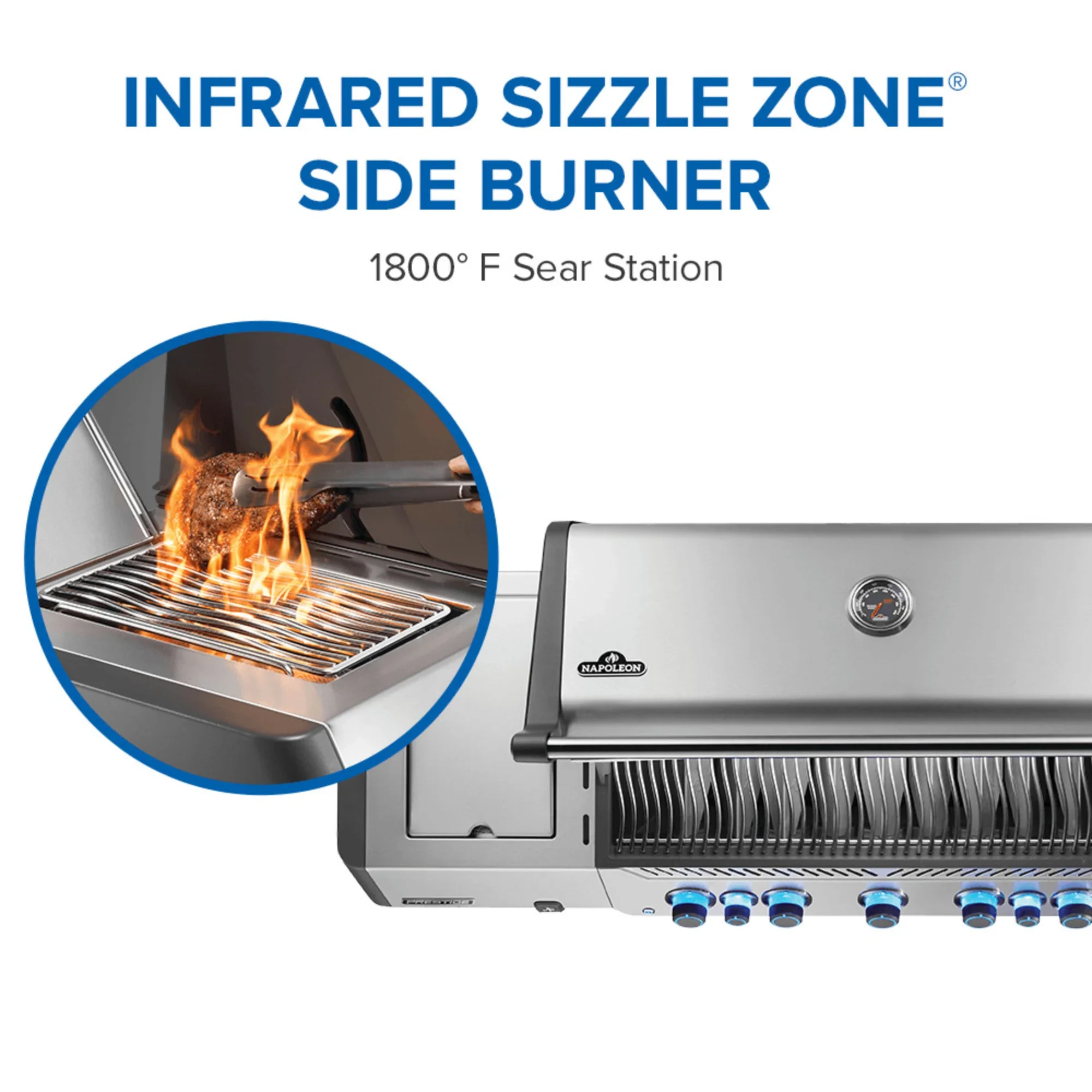 Napoleon Prestige 665 Connected RSIB w/ Infrared Side and Rear Burner - Image 5