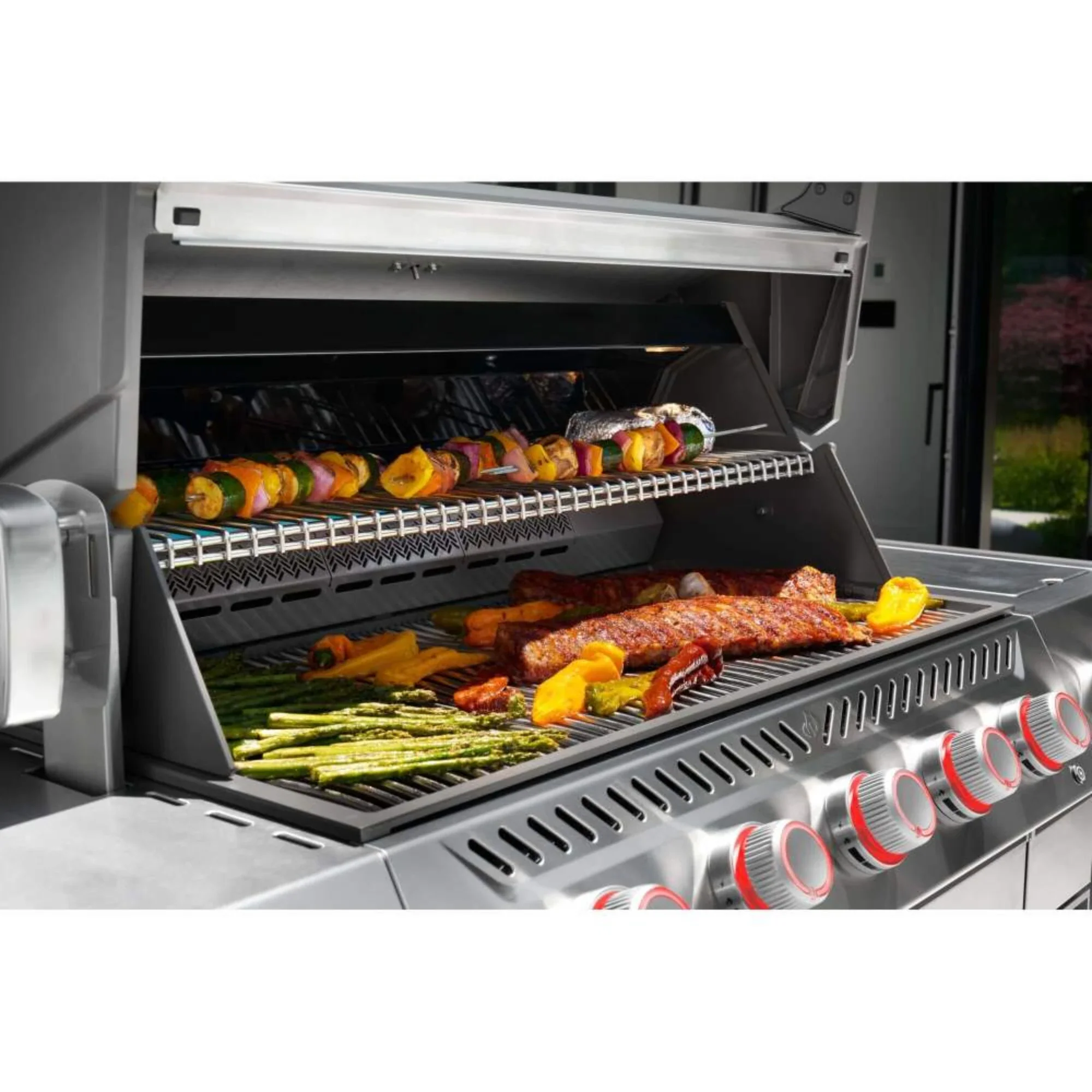 Napoleon Prestige PRO 665 Elite Freestanding Gas Grill with Smart Technology & Electric Smoker Box - Image 11