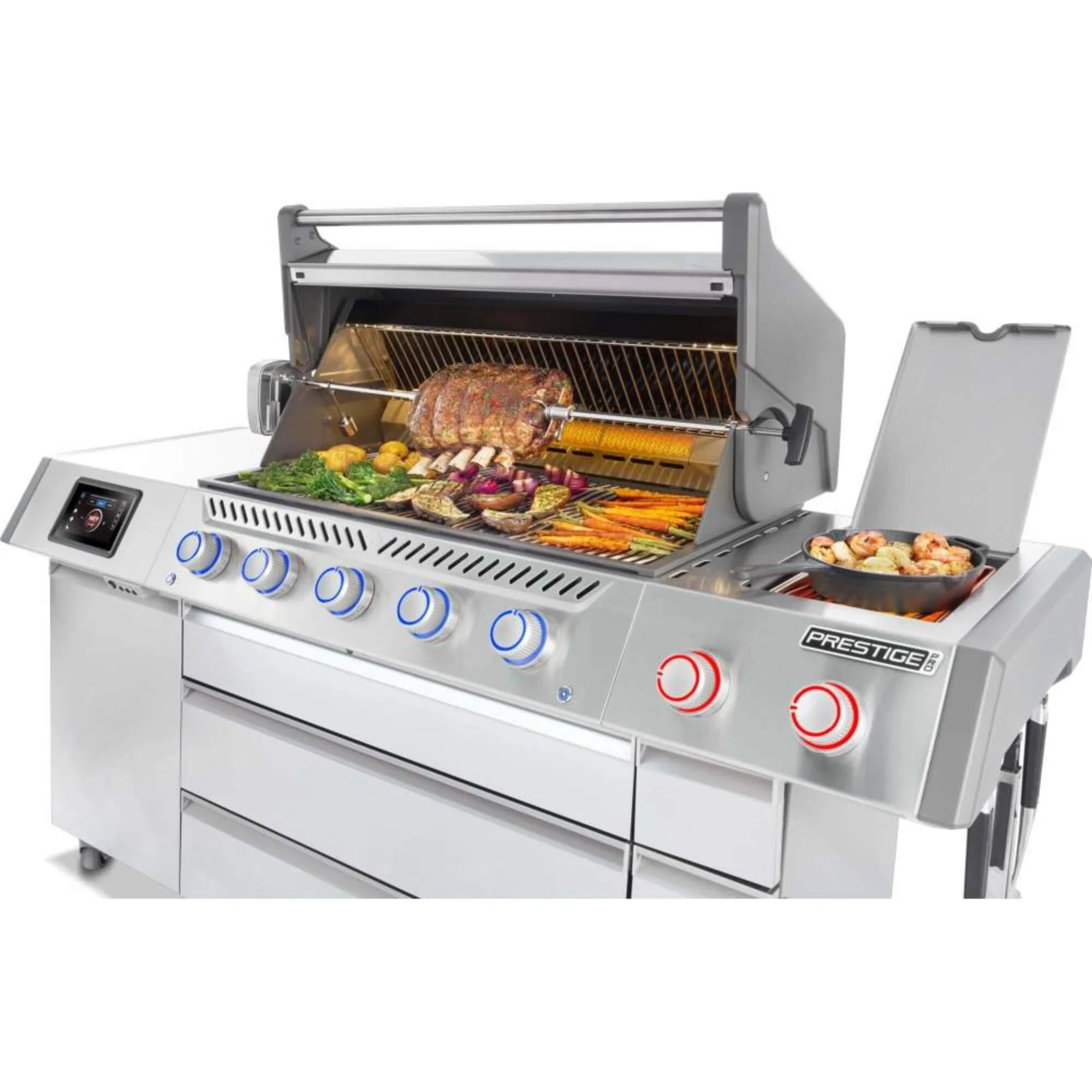 Napoleon Prestige PRO 665 Elite Freestanding Gas Grill with Smart Technology & Electric Smoker Box - Image 15
